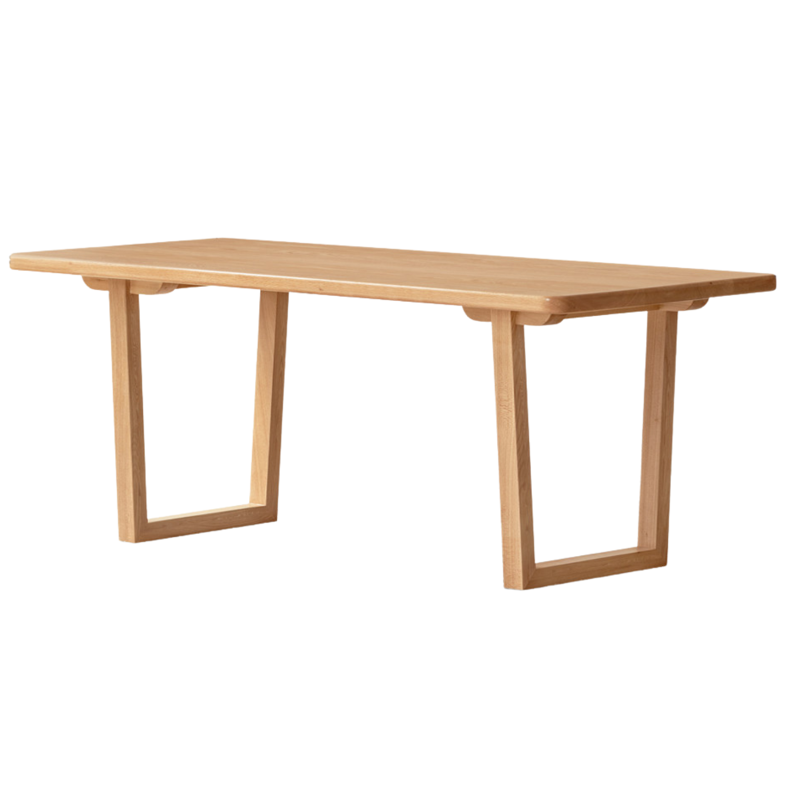 Ash, Oak, Elm Solid Wood Wabi Sabi Style Dining Table