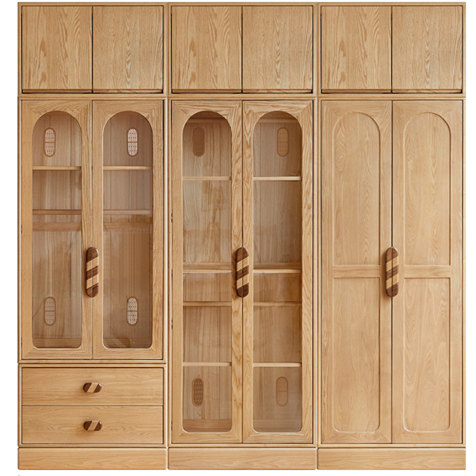Oak Solid Wood Original Wood Style Children's Wardrobe