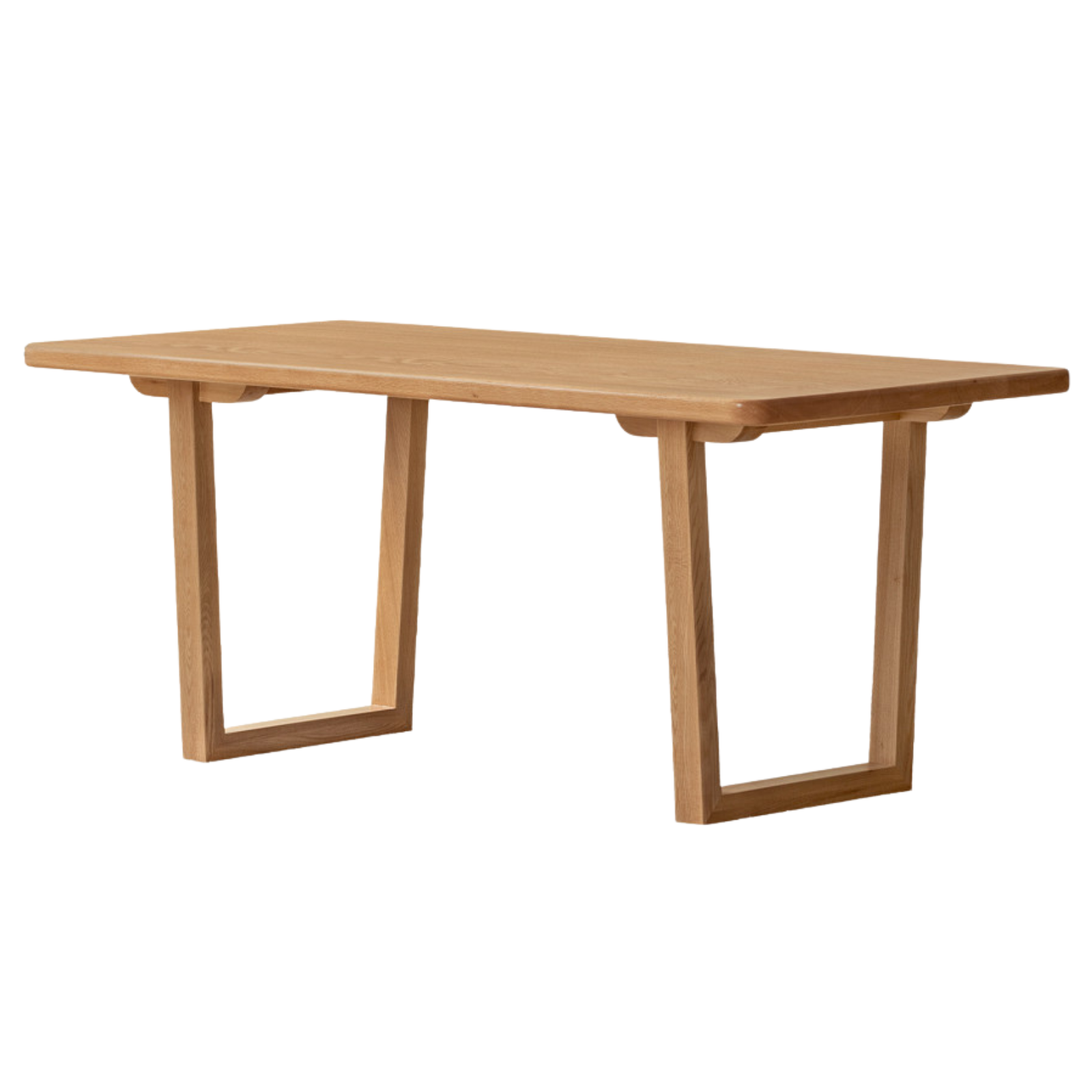 Ash, Oak, Elm Solid Wood Wabi Sabi Style Dining Table