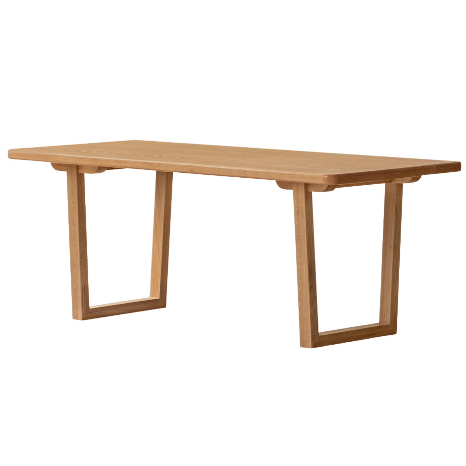 Ash, Oak, Elm Solid Wood Wabi Sabi Style Dining Table