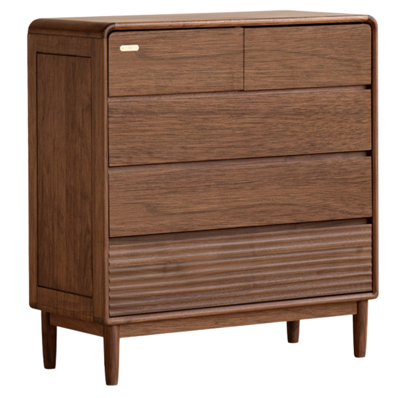 Cypress Solid Wood Modern Chest of Drawers