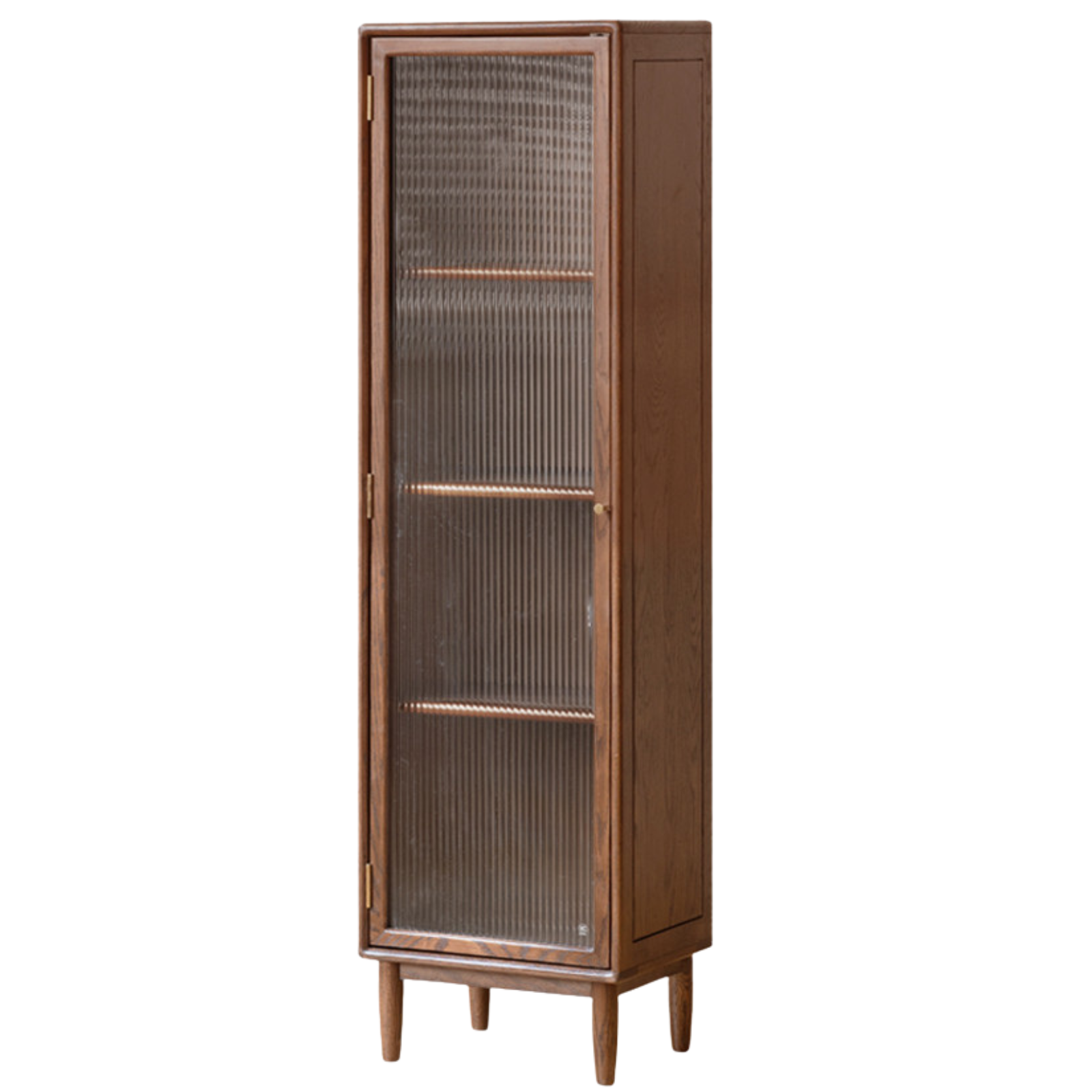 Ash Solid Wood Modern Side Cabinet.
