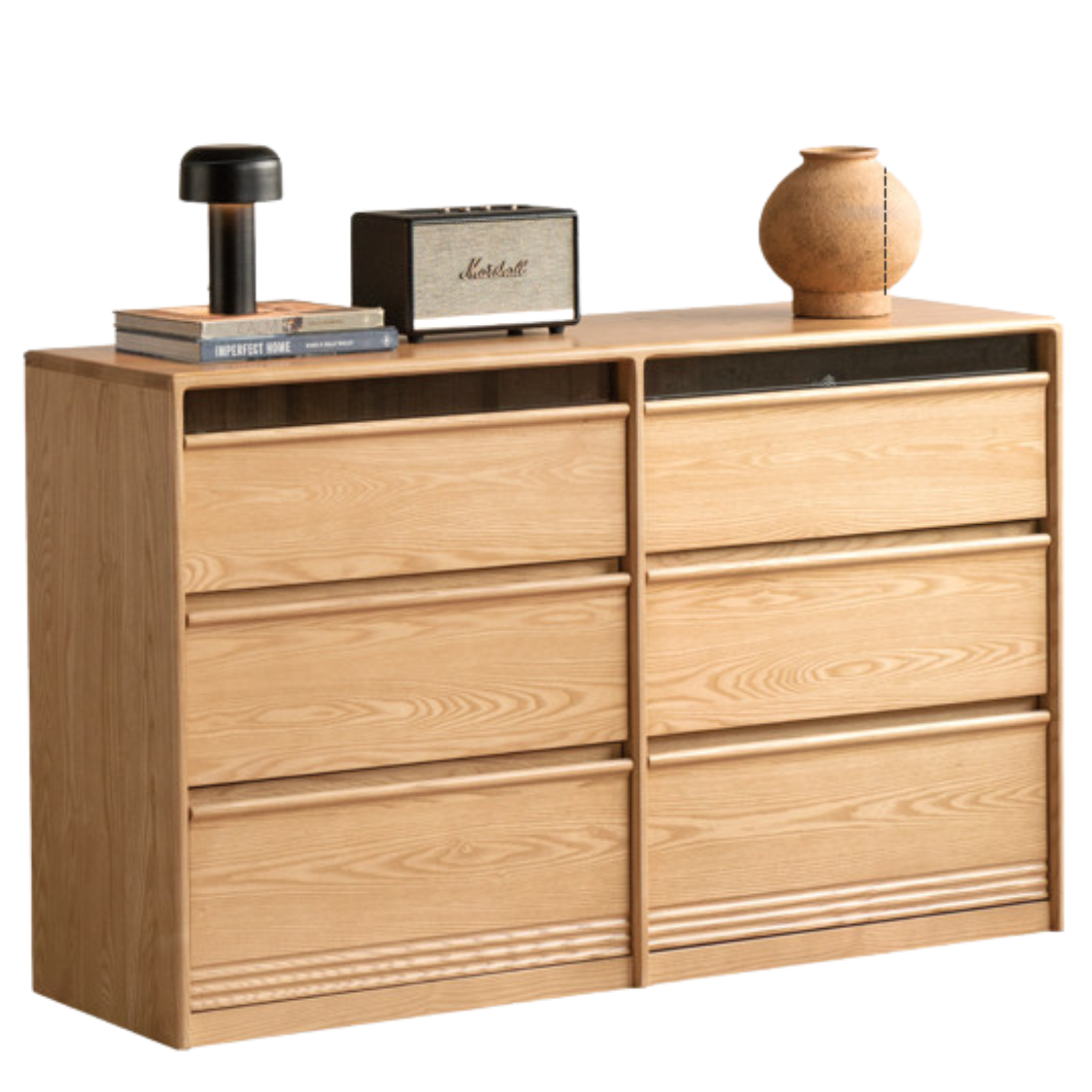 Ash Solid Wood Modern Chest of Drawers