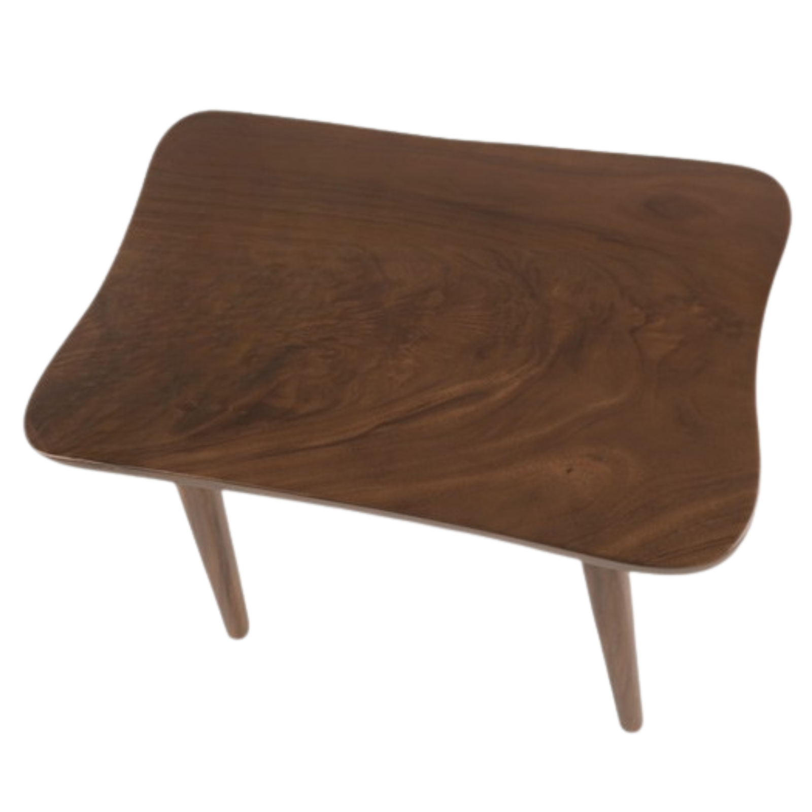 Black Walnut Solid Wood Natural Edge Tea Table