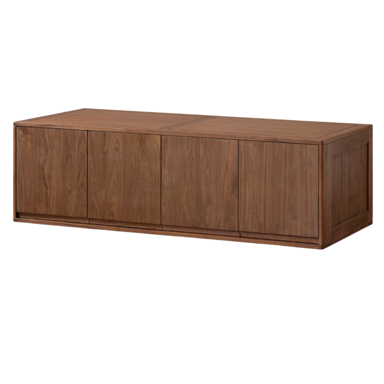 Black Walnut, Ash, Oak Solid Wood  Light Luxury Wardrobe Top Cabinet