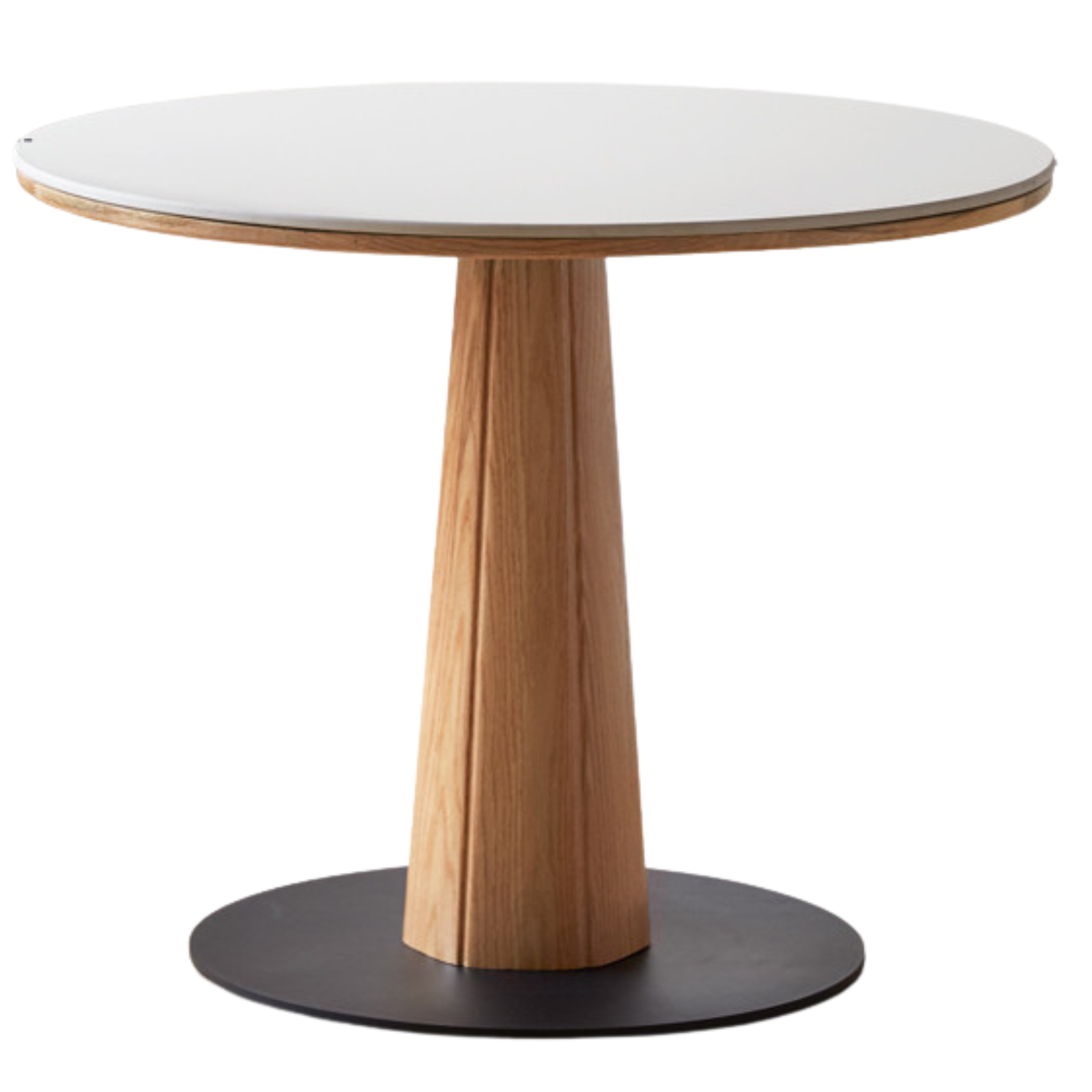 Oak Solid Wood Slab Round Dining Table