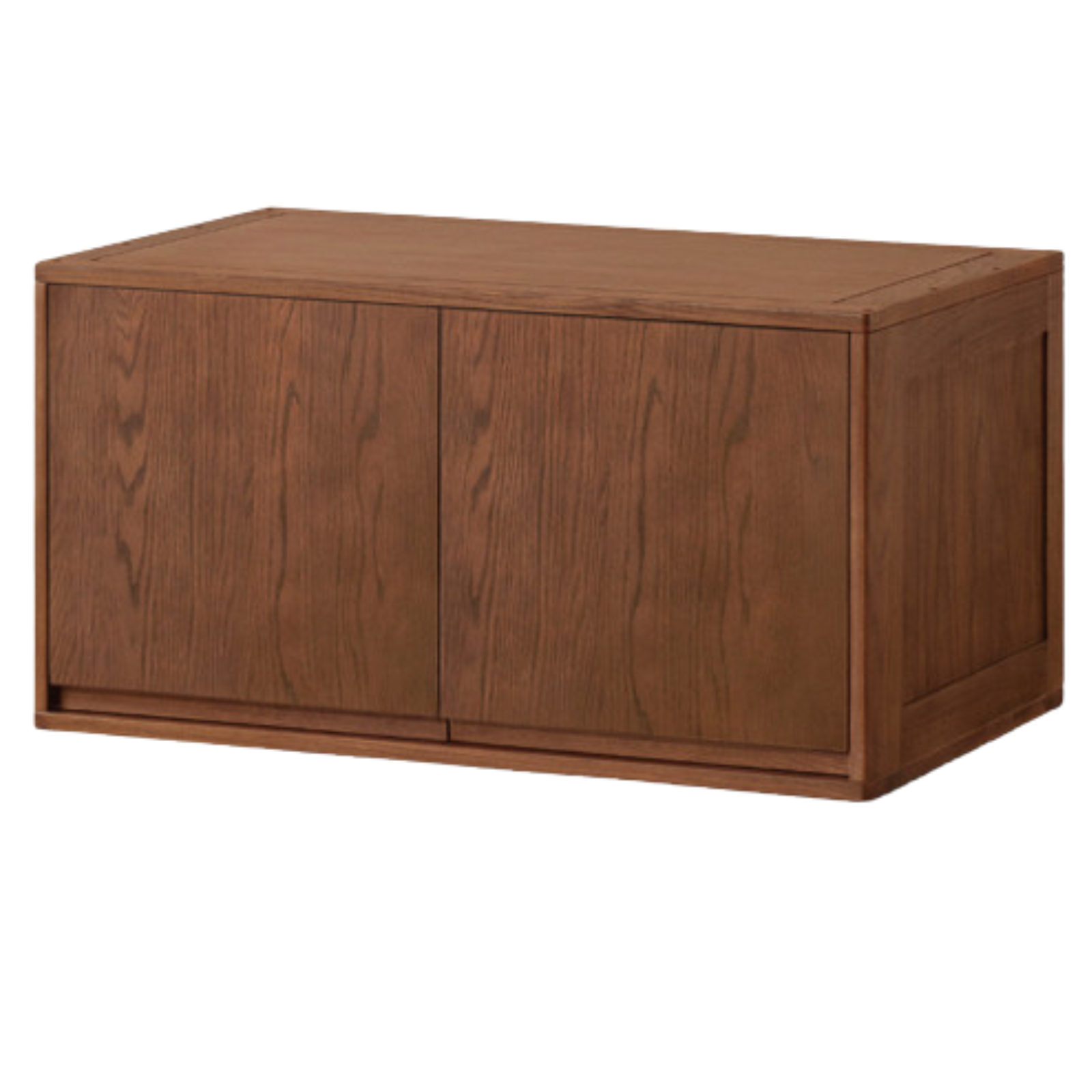 Black Walnut, Ash, Oak Solid Wood  Light Luxury Wardrobe Top Cabinet