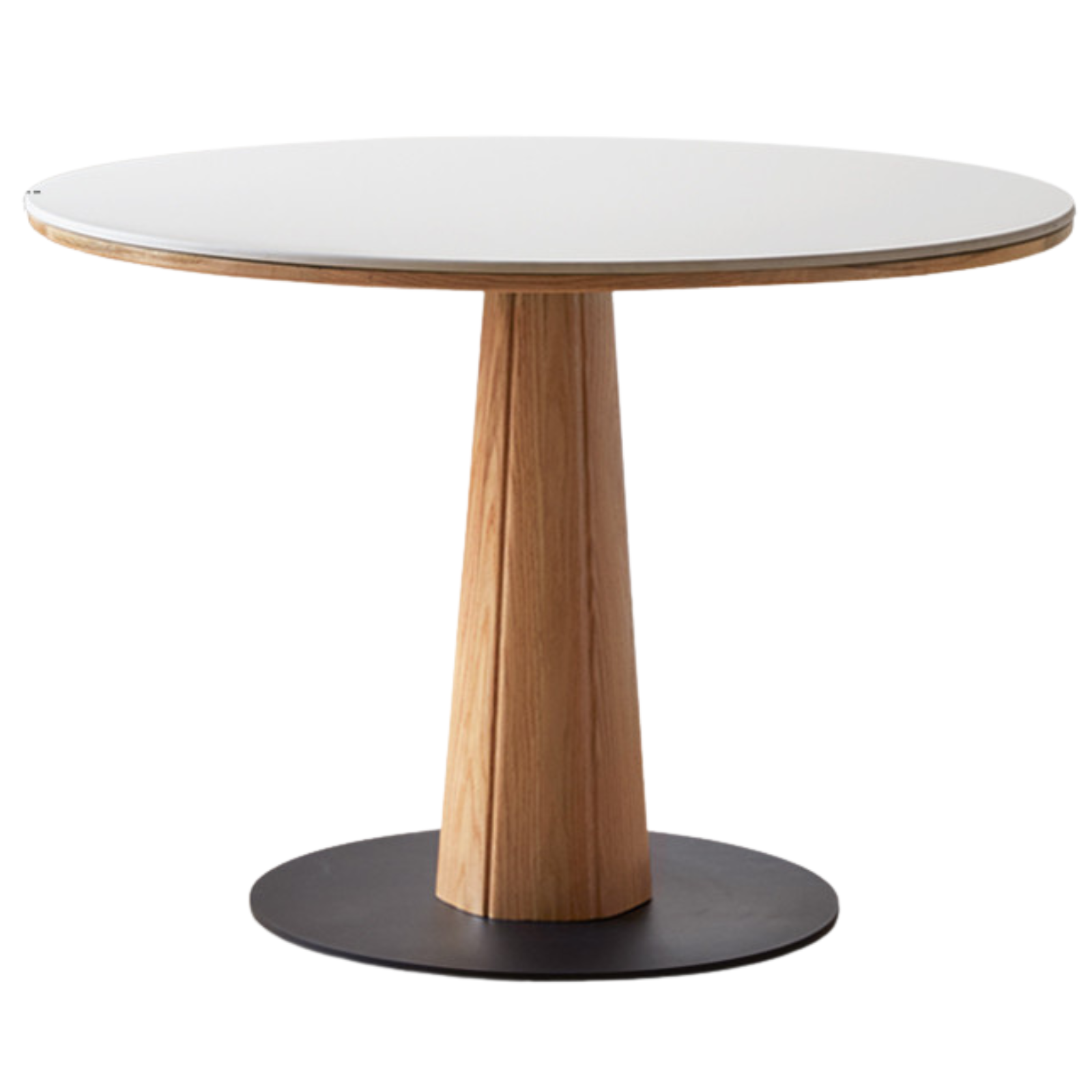Oak Solid Wood Slab Round Dining Table