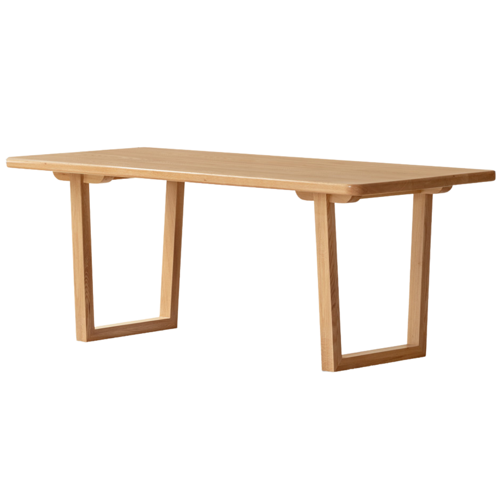 Ash, Oak, Elm Solid Wood Wabi Sabi Style Dining Table