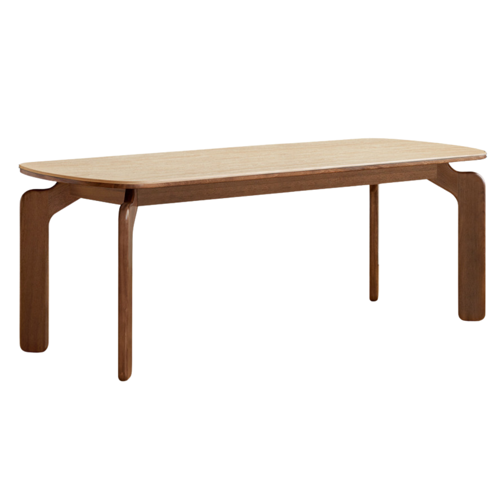 Sandalwood Solid Wood Rock Board Retro Antique Style Dining Table