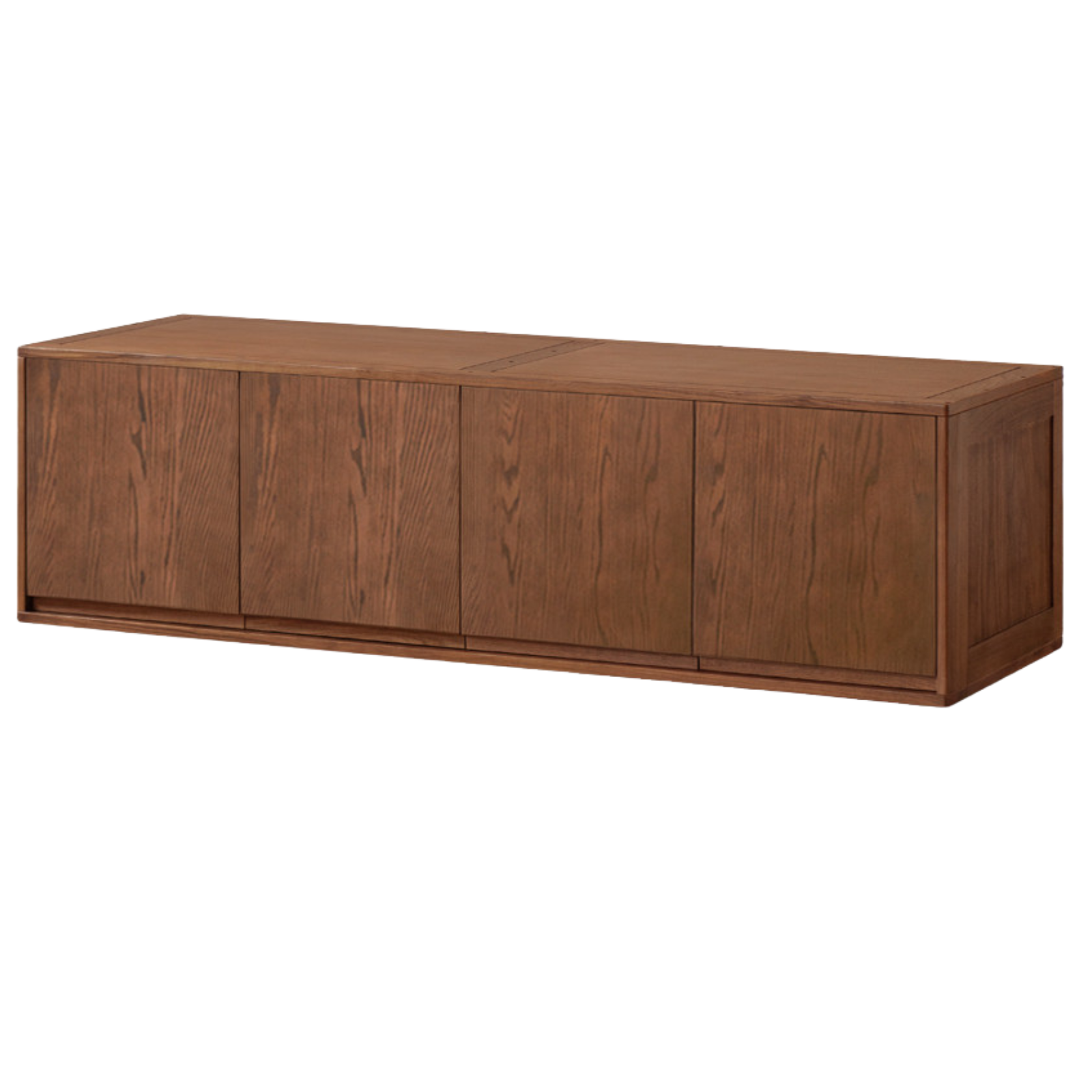 Black Walnut, Ash, Oak Solid Wood  Light Luxury Wardrobe Top Cabinet