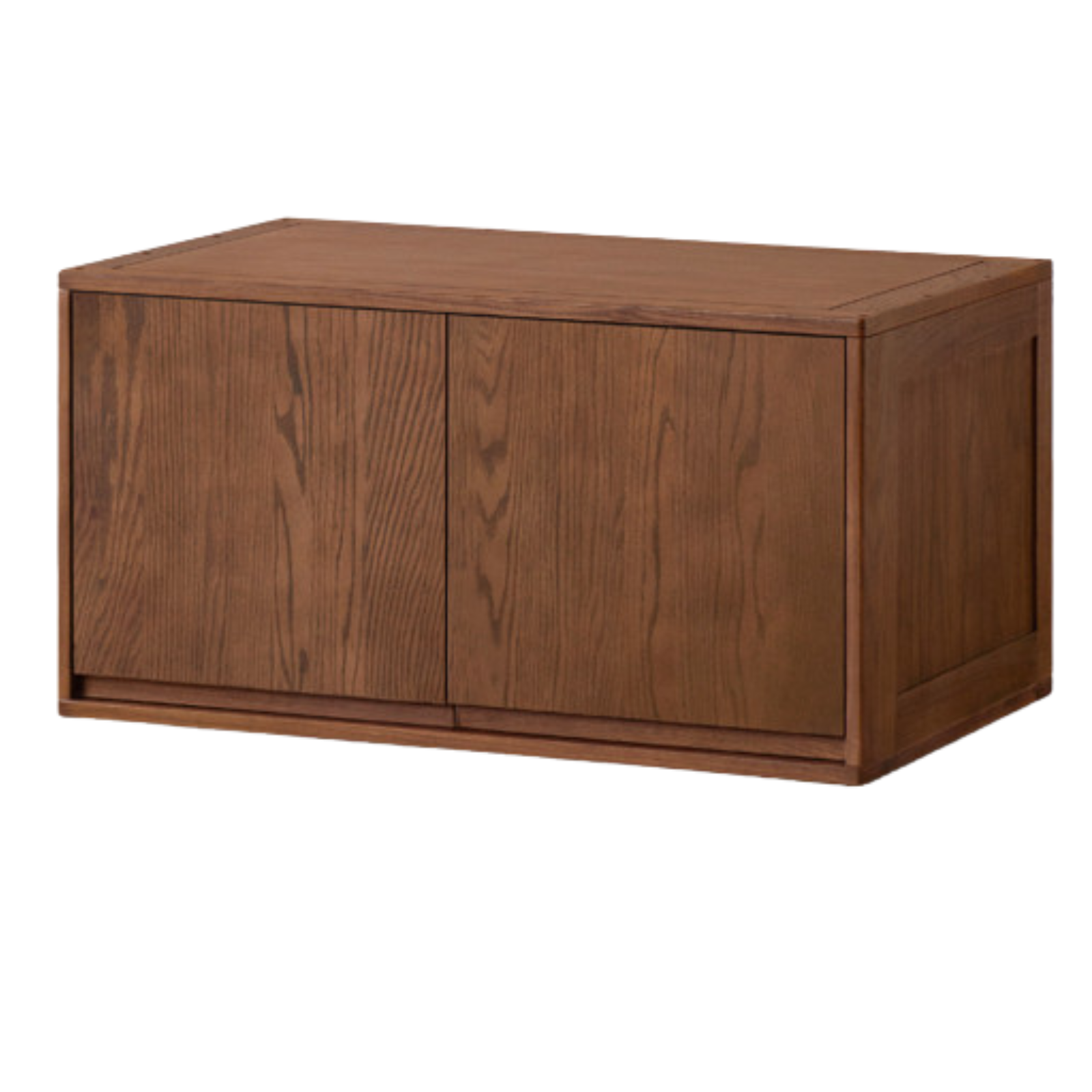 Black Walnut, Ash, Oak Solid Wood  Light Luxury Wardrobe Top Cabinet