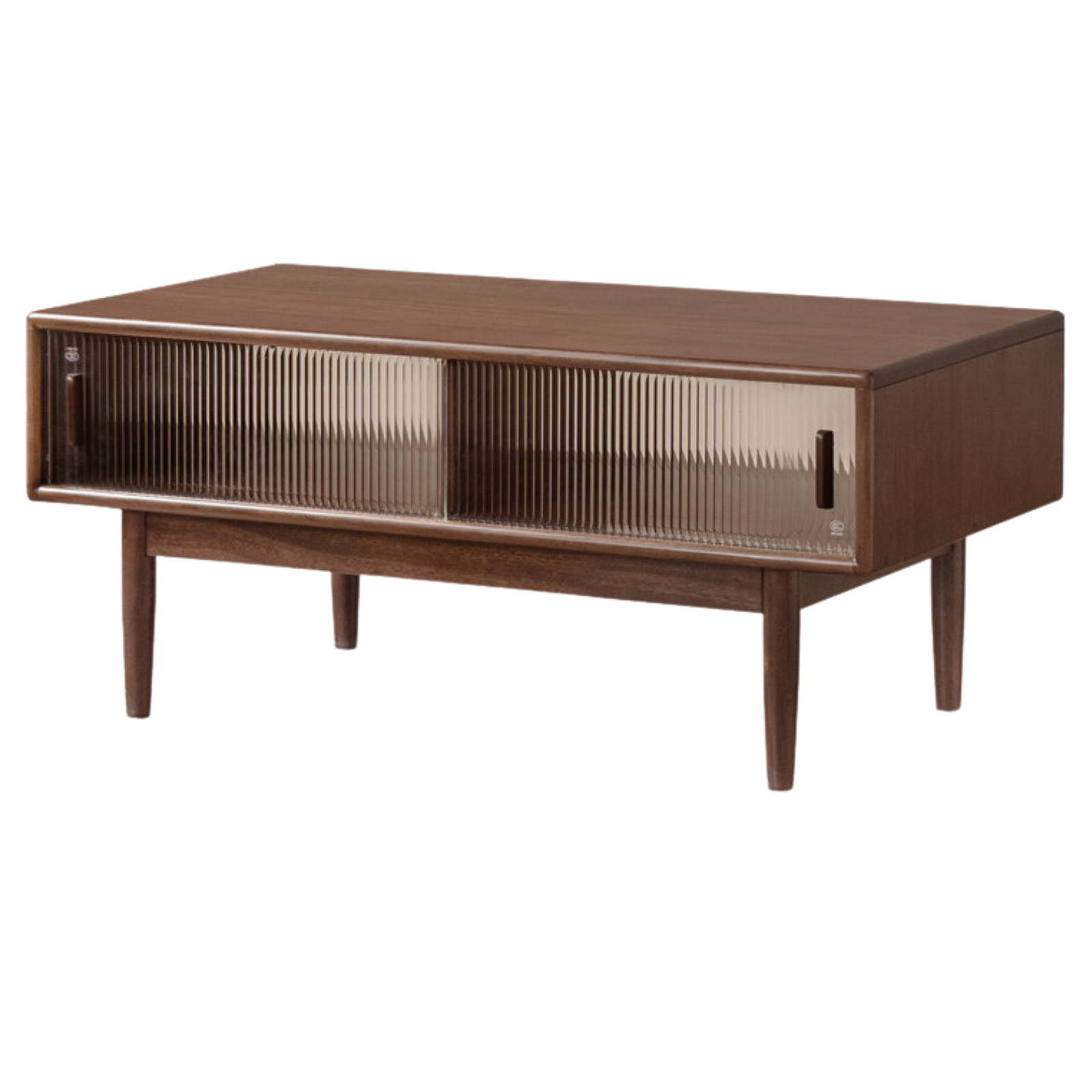 Red Zebrawood Rectangular Coffee Table