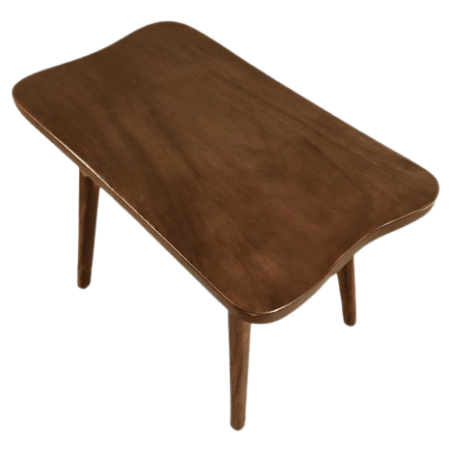 Black Walnut Solid Wood Natural Edge Tea Table