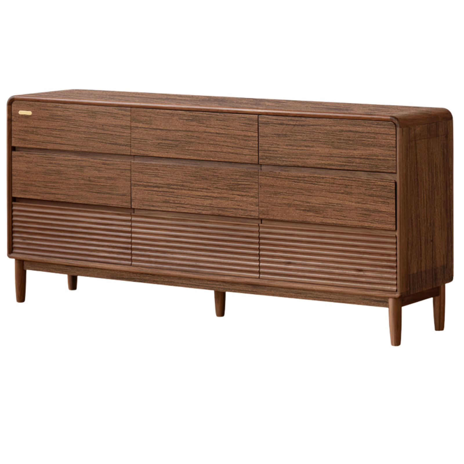 Cypress Solid Wood Modern Chest of Drawers