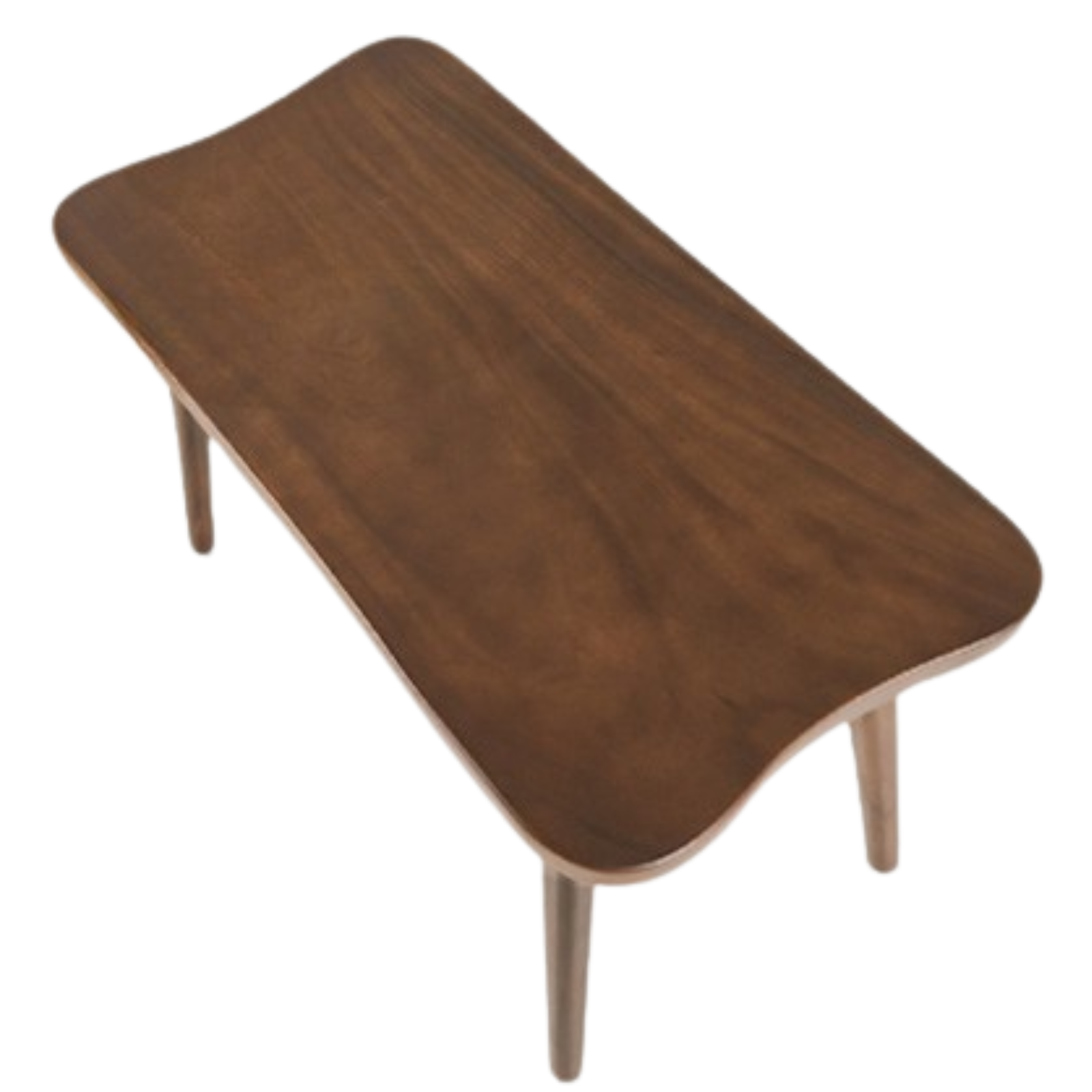 Black Walnut Solid Wood Natural Edge Tea Table