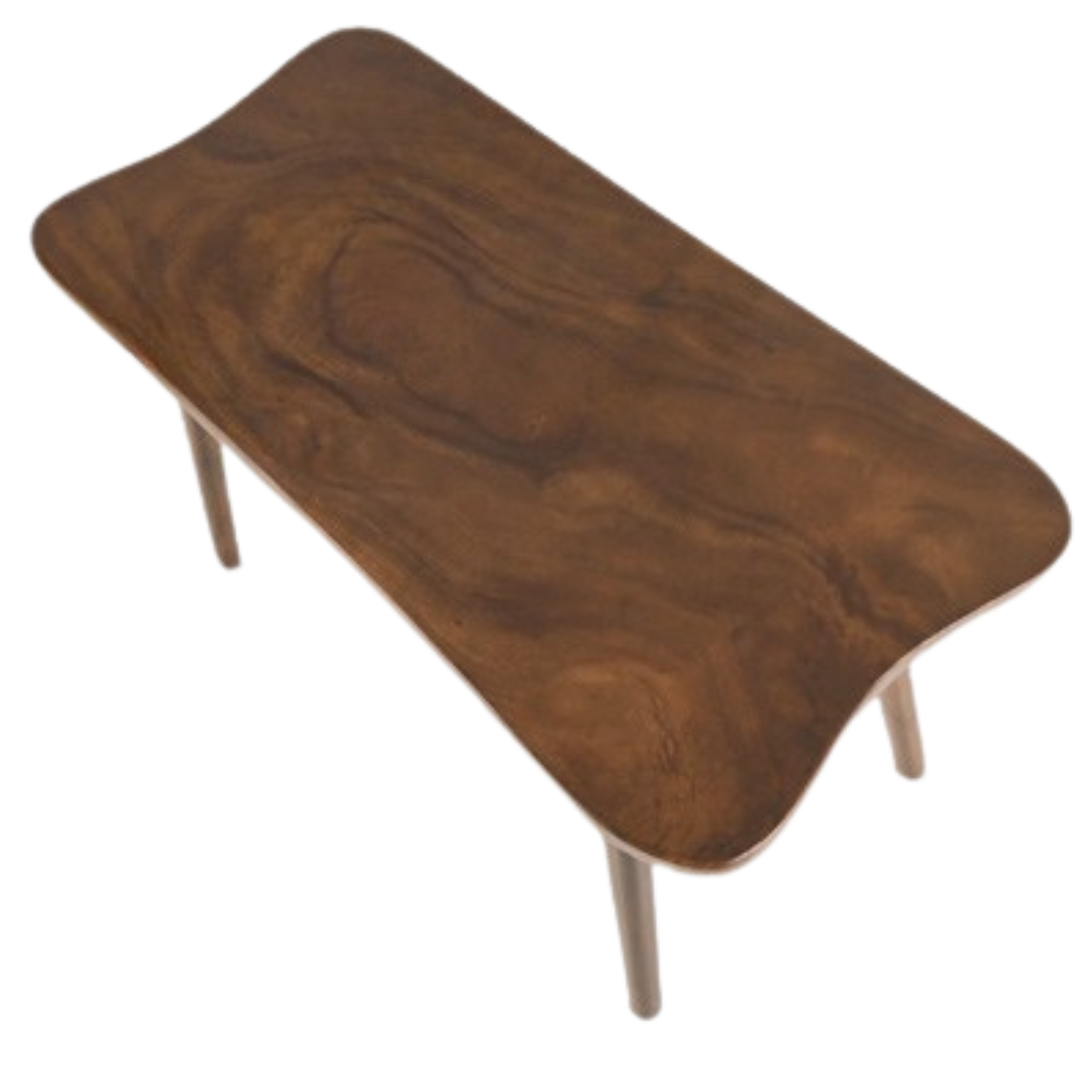 Black Walnut Solid Wood Natural Edge Tea Table