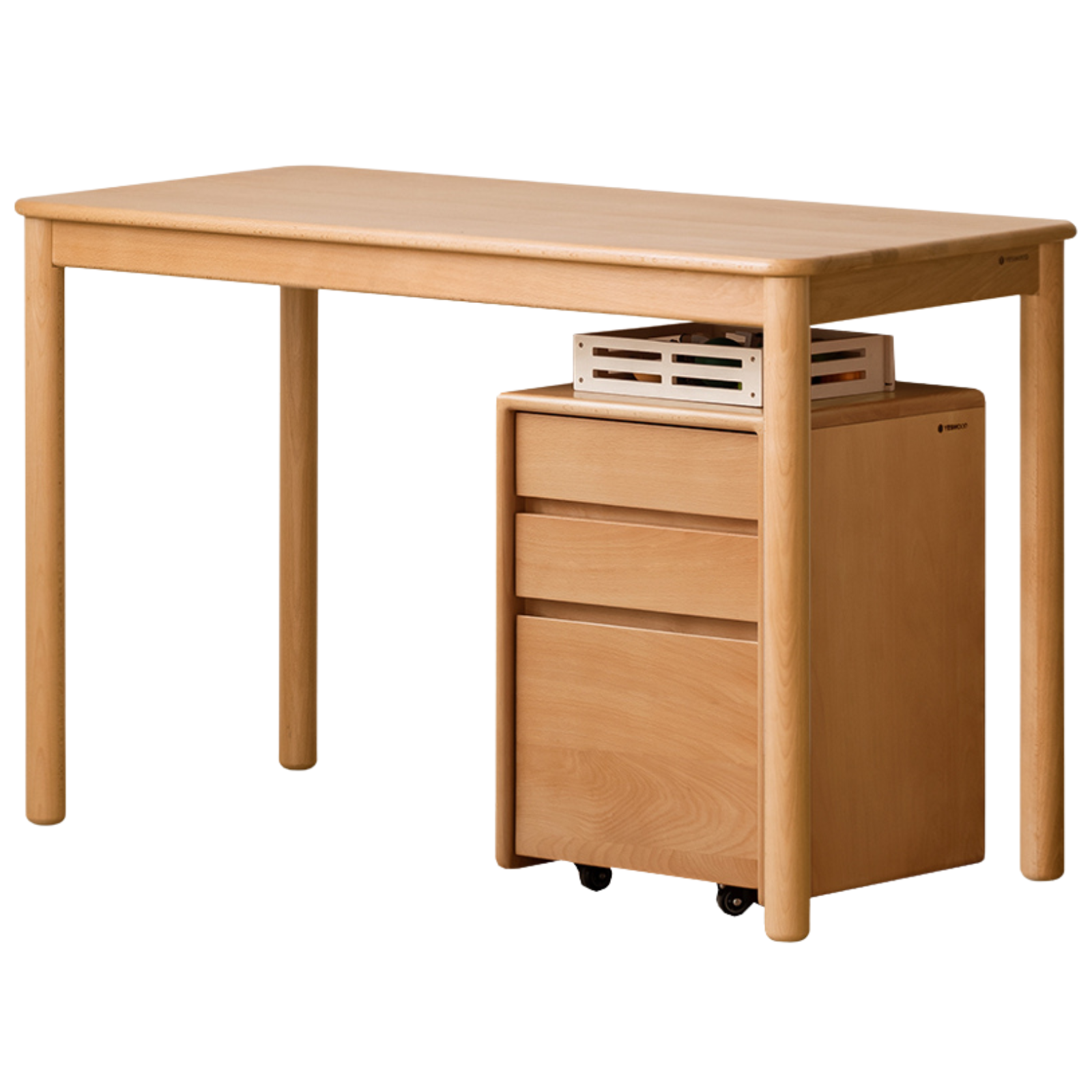Beech Solid Wood Kids Writing Desk
