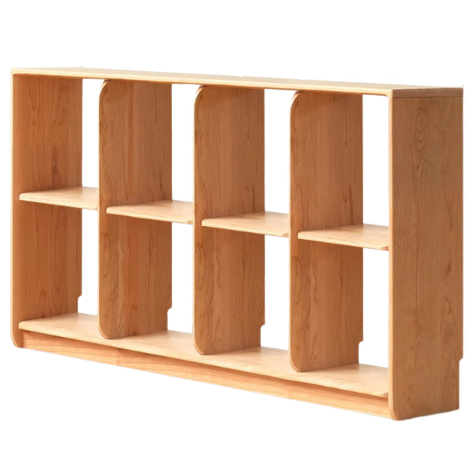 Cherry Solid Wood Vintage Bookshelf