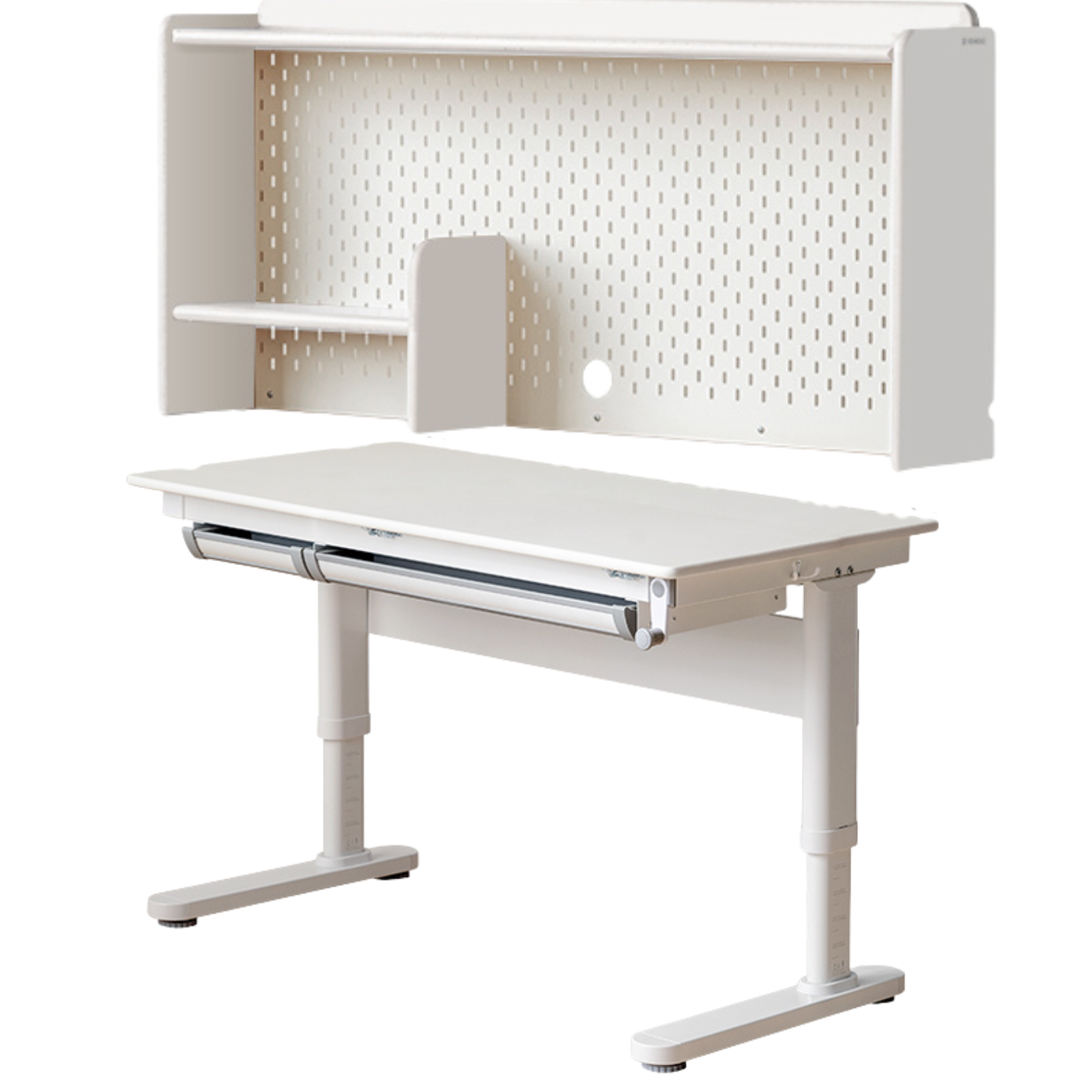 Solid Rubberwood Cream Style Children's Learning Desk