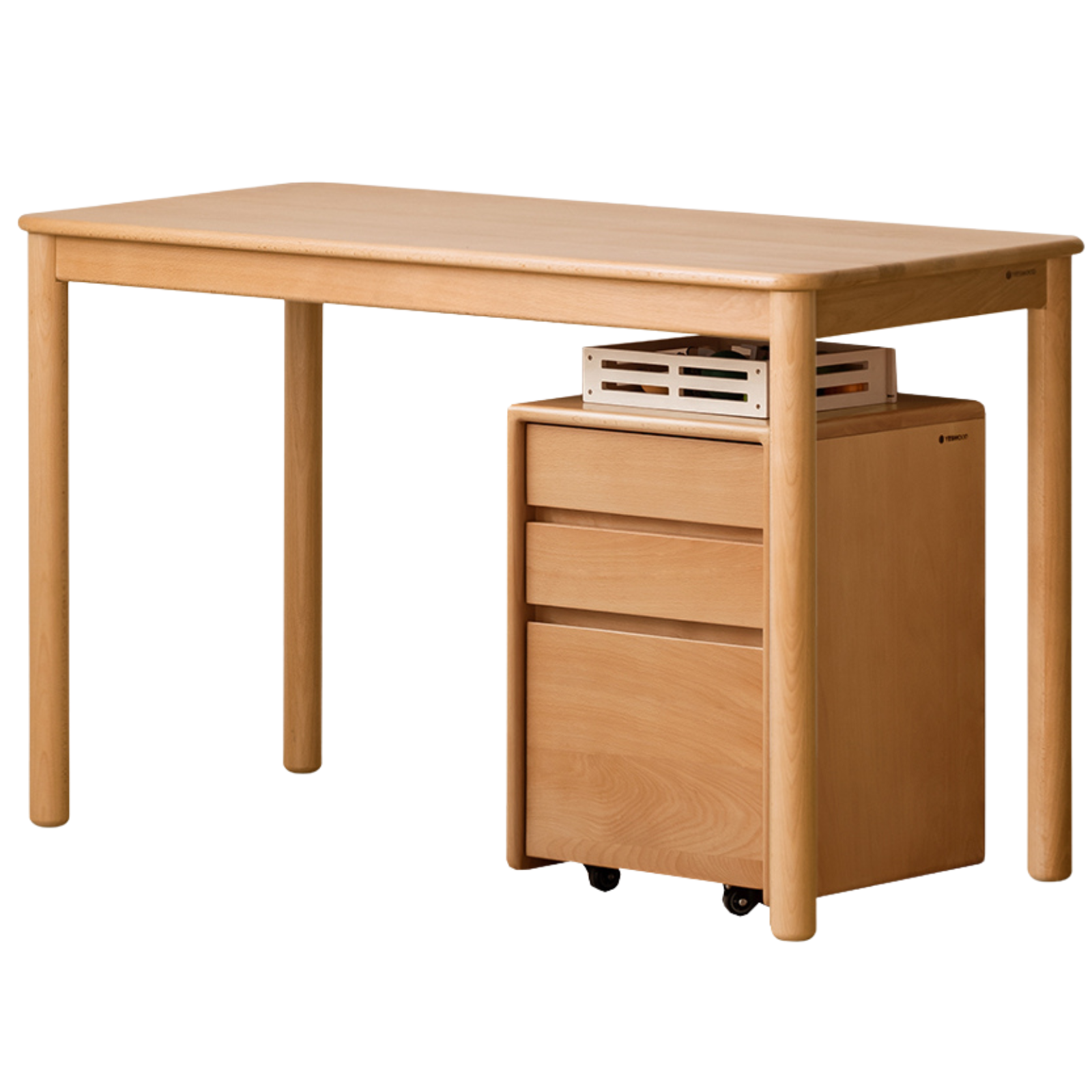 Beech Solid Wood Kids Writing Desk