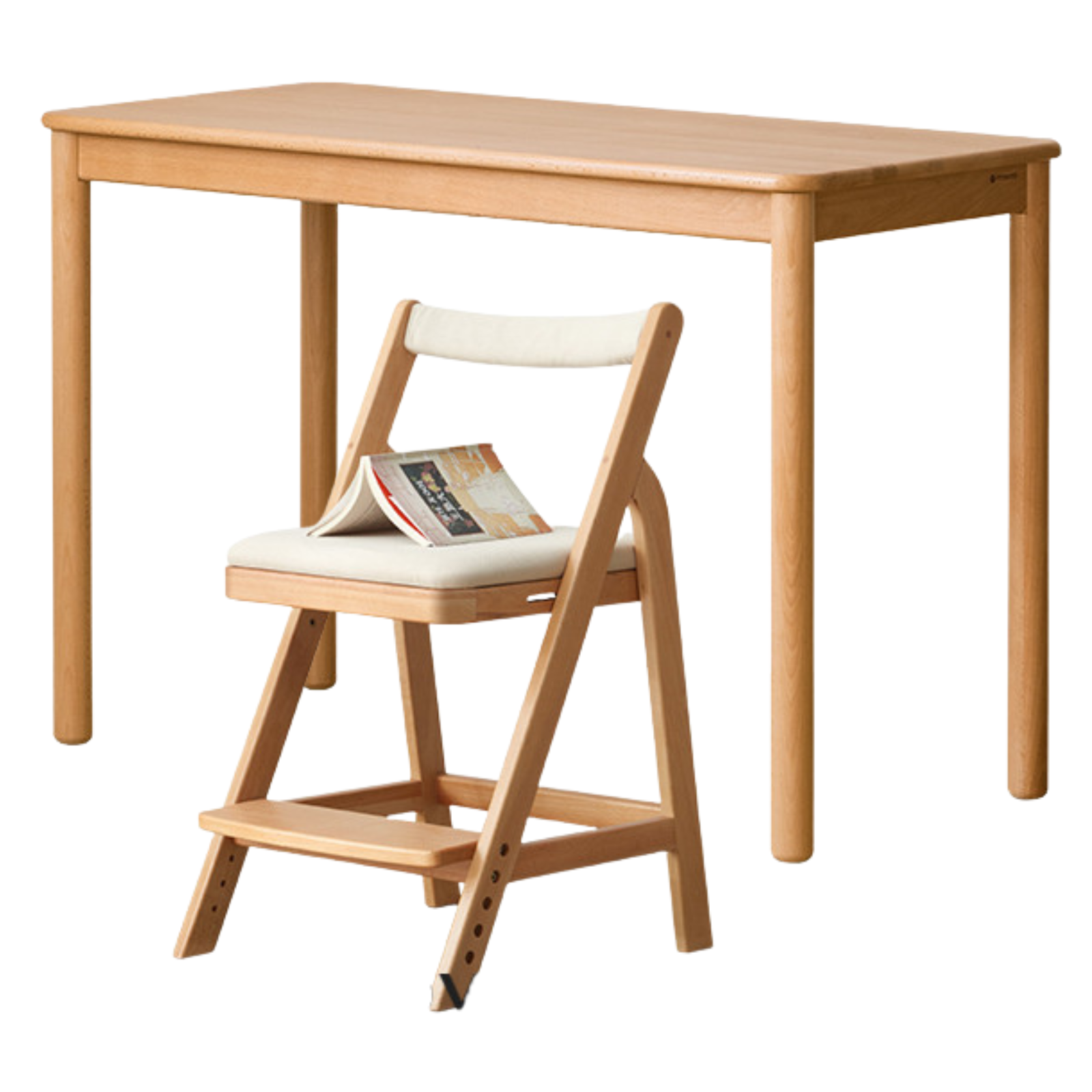 Beech Solid Wood Children's Study Table