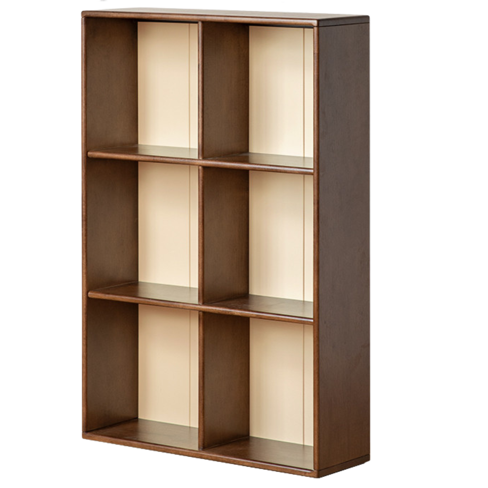 Solid Rubberwood Retro Style Children's Bookcase