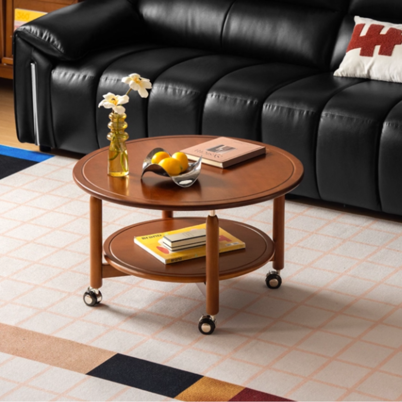 Poplar Solid Wood Antique Style Coffee Table