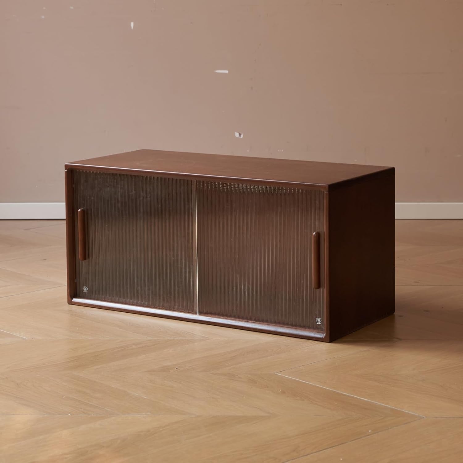 Rubberwood Solid Wood Modular Bookcase and TV Stand Combo