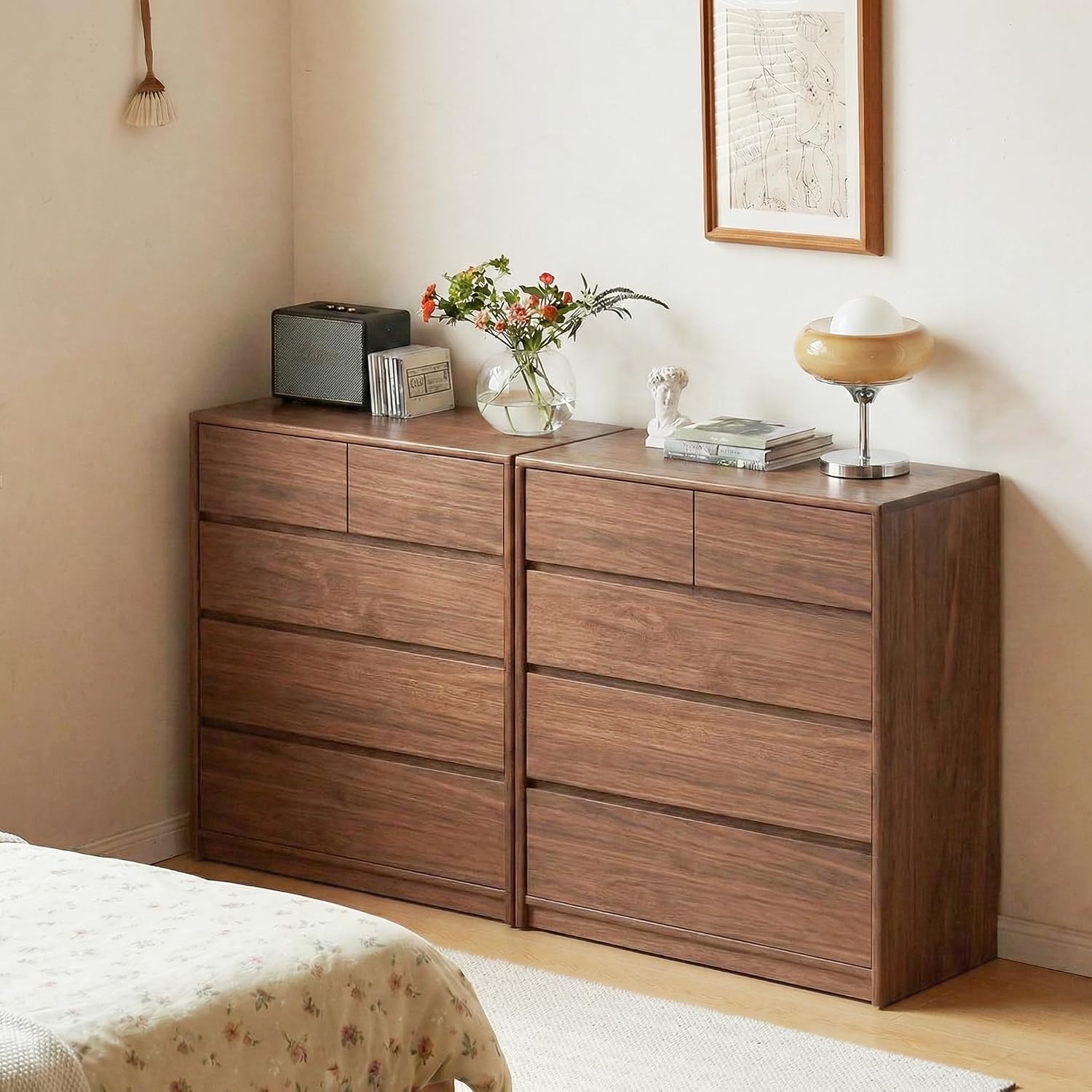 Oak Solid wood Storage Drawer