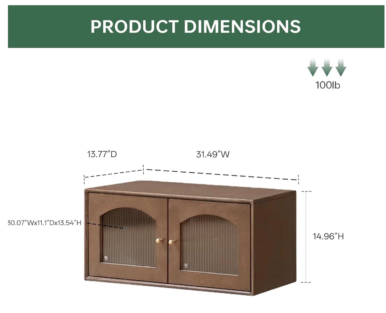 Rubberwood Solid Wood Modular Bookcase and TV Stand Combo
