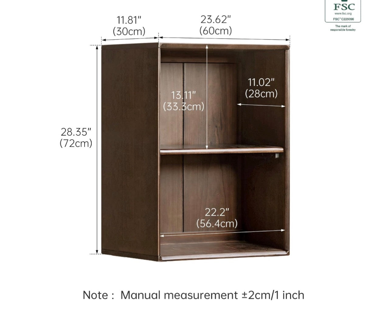 Rubberwood Solid Wood Modular Bookcase and TV Stand Combo