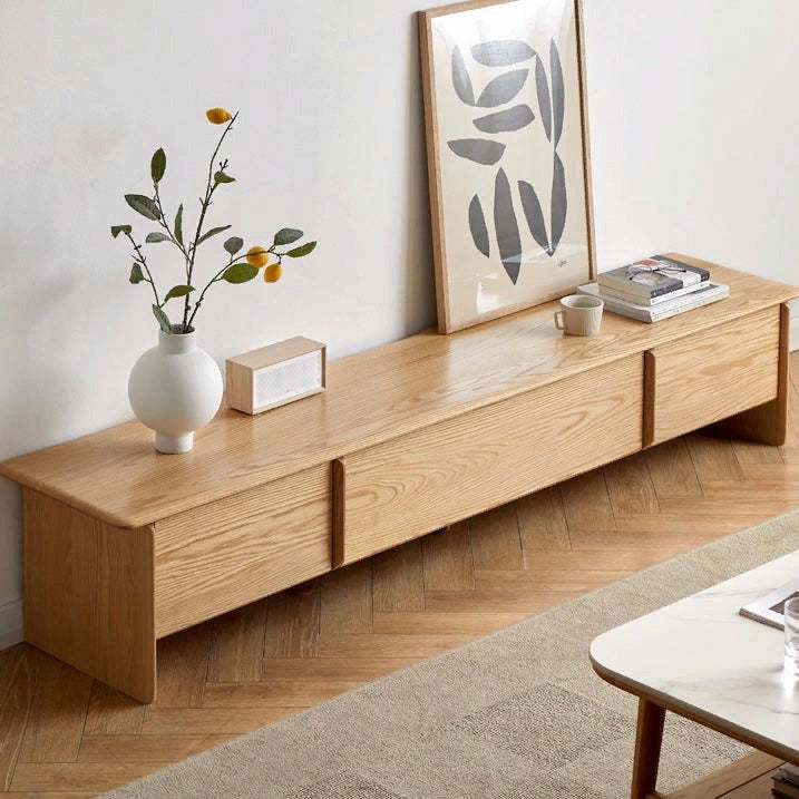 Oak solid wood TV storage cabinet modern "