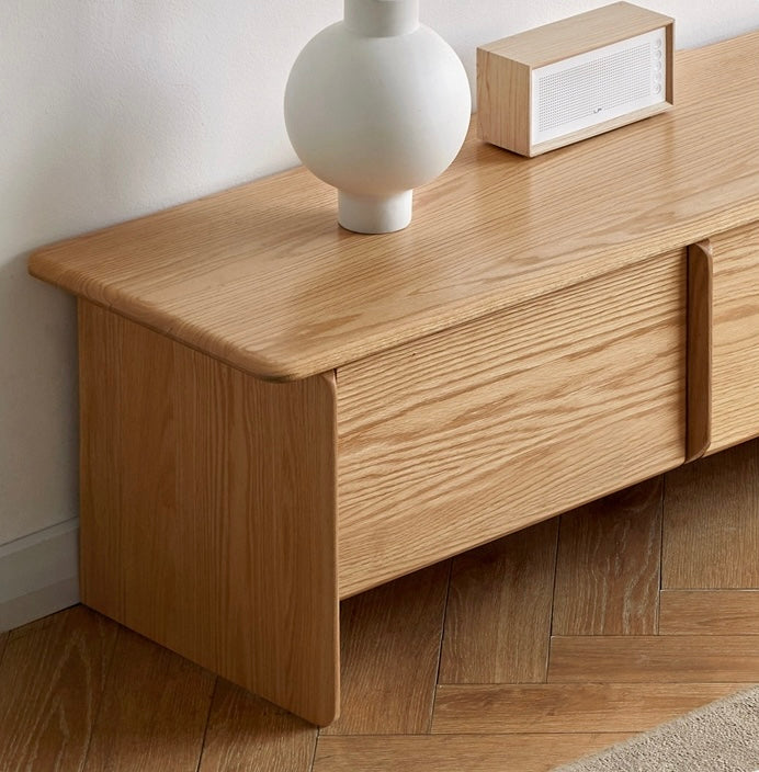 Oak solid wood TV storage cabinet modern "