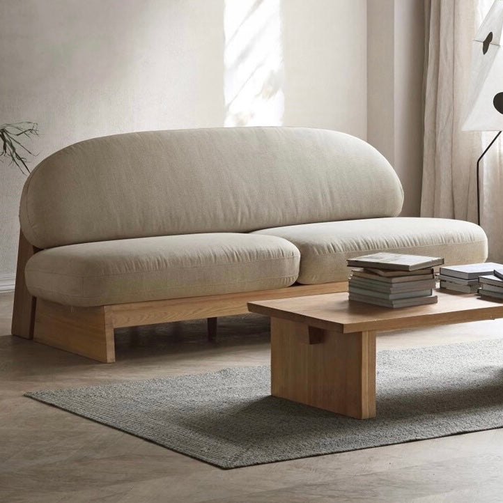 Ash Solid Wood Japanese Sofa"
