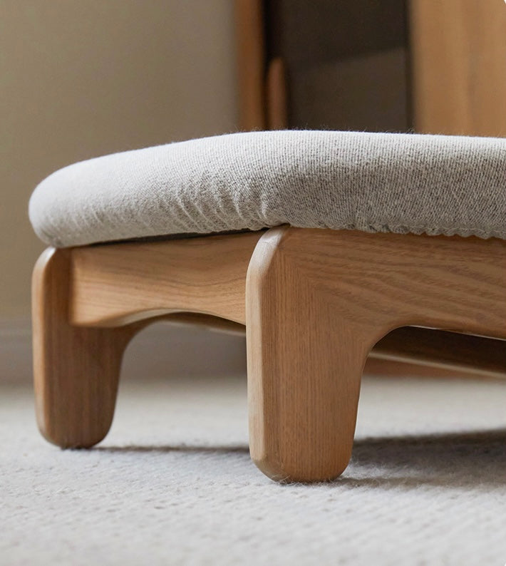 Ash Solid Wood Tea Chair Japanese Style"