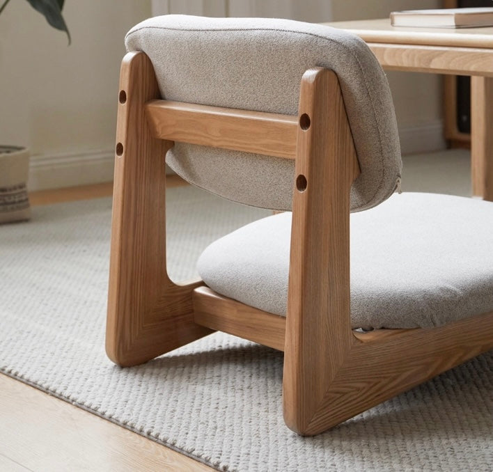 Ash Solid Wood Tea Chair Japanese Style"