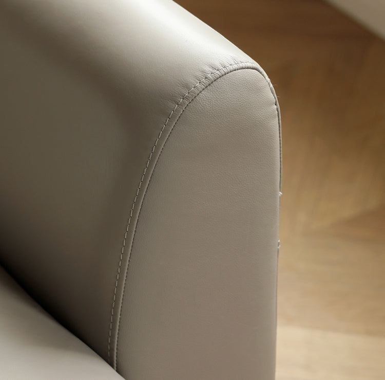 First Layer Cowhide Italian Corner Leather Art Sofa-