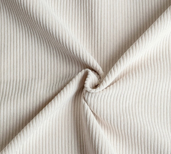 Fabric Sofa Cream Style white goose down)