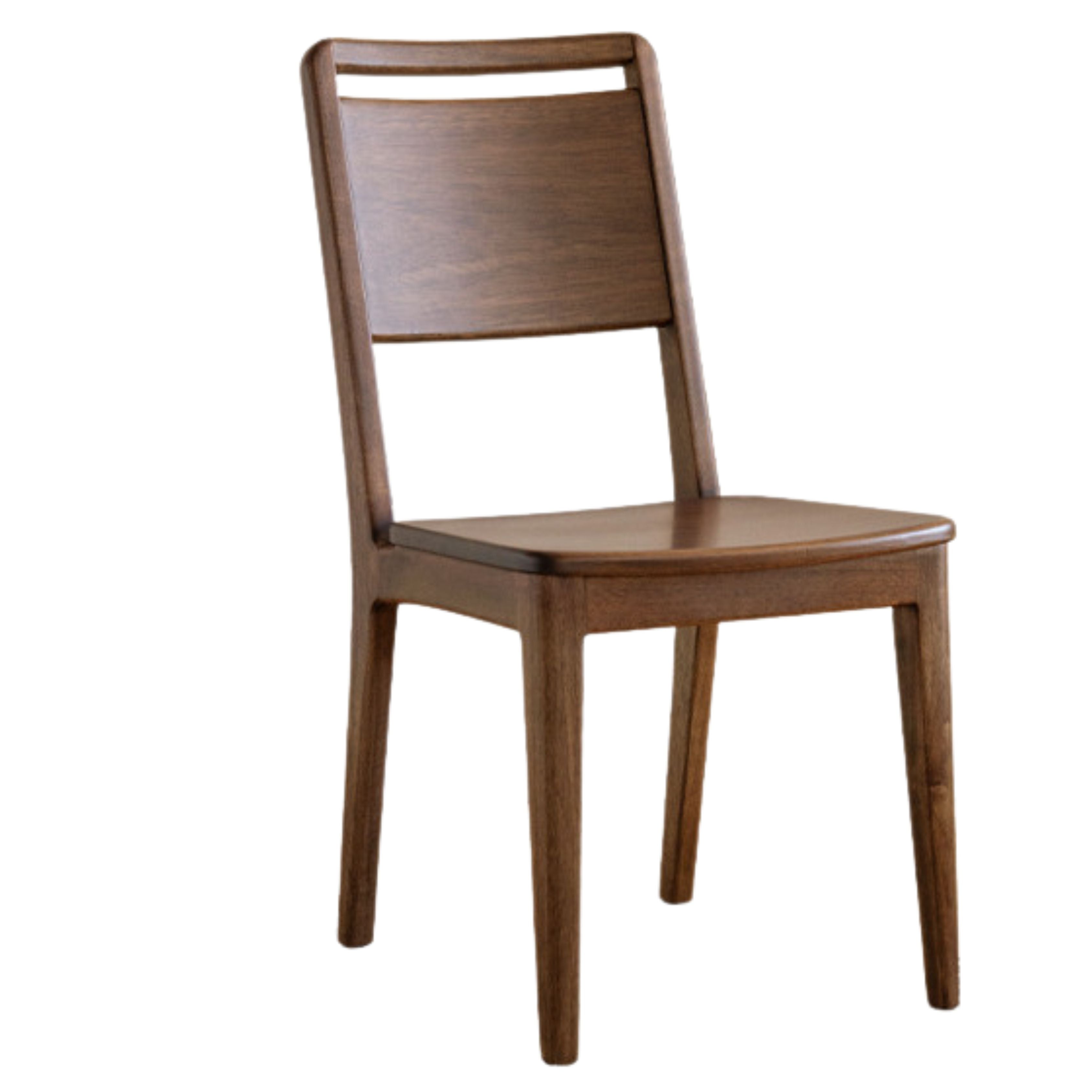 4 pcs Black Walnut, Ash Solid Wood Dining Chair High Back: