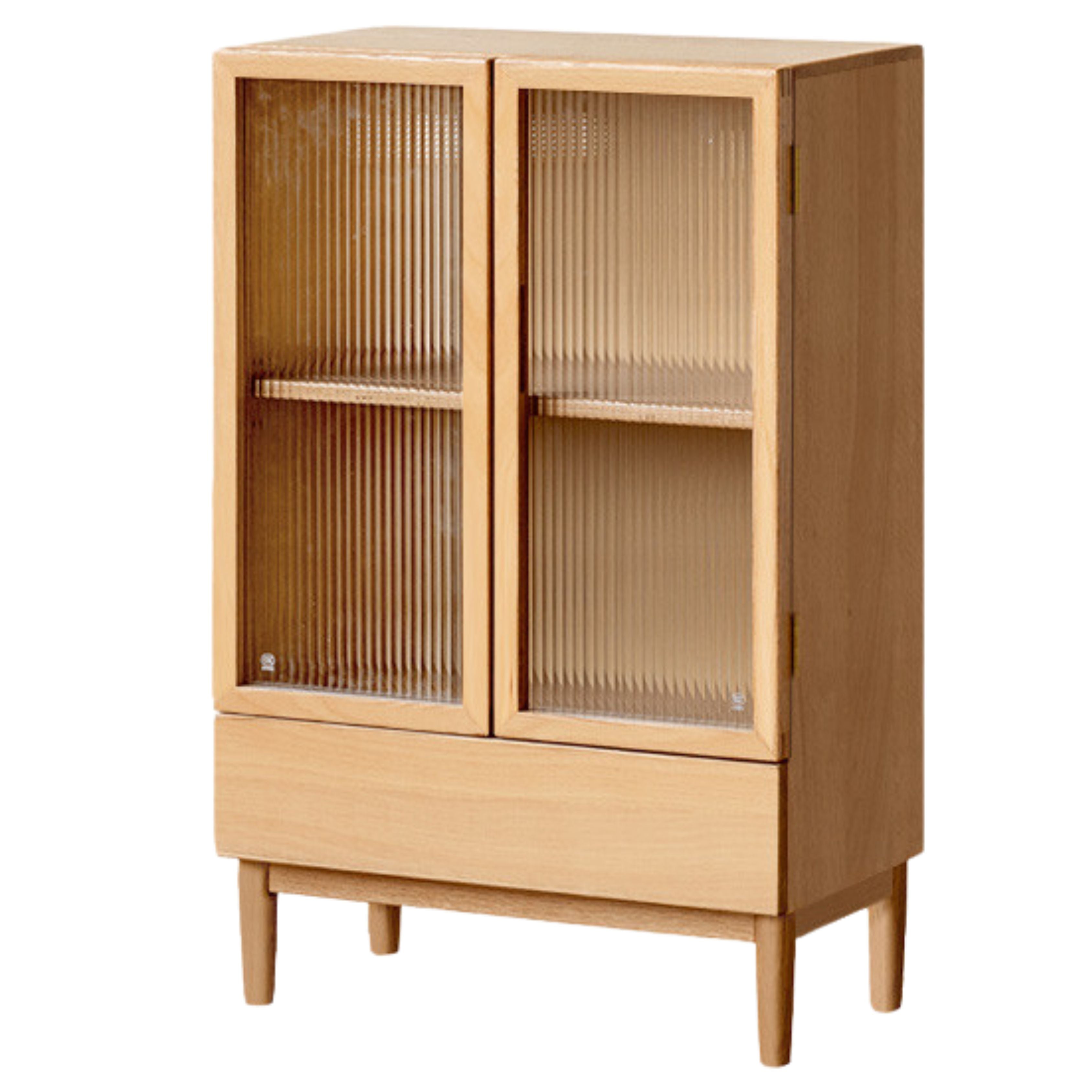 Oak, Beech Solid Wood Modern Simple Side Cabinet