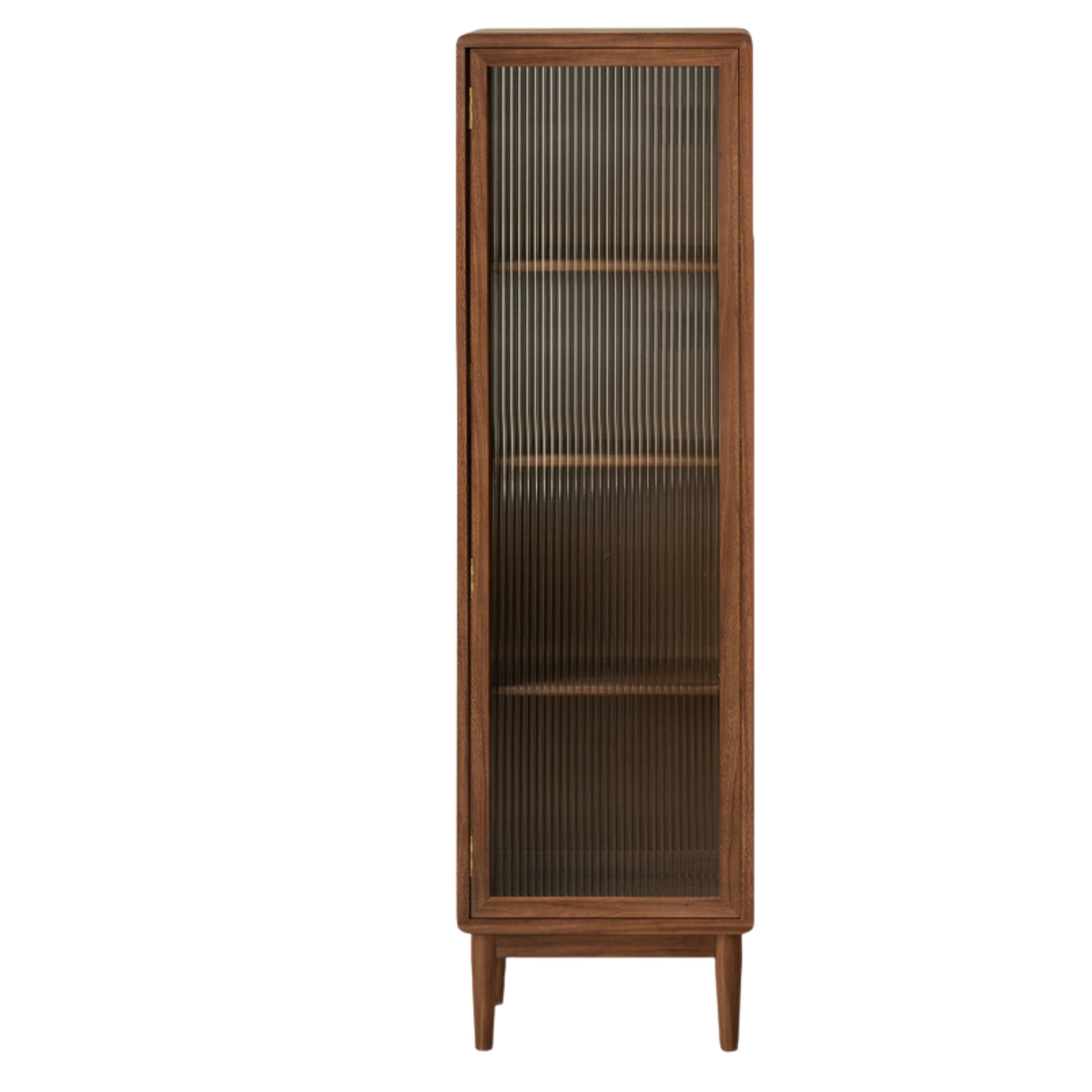 Black Walnut, South American walnut  Solid Wood Edge Cabinet Bookcase Side Cabinet