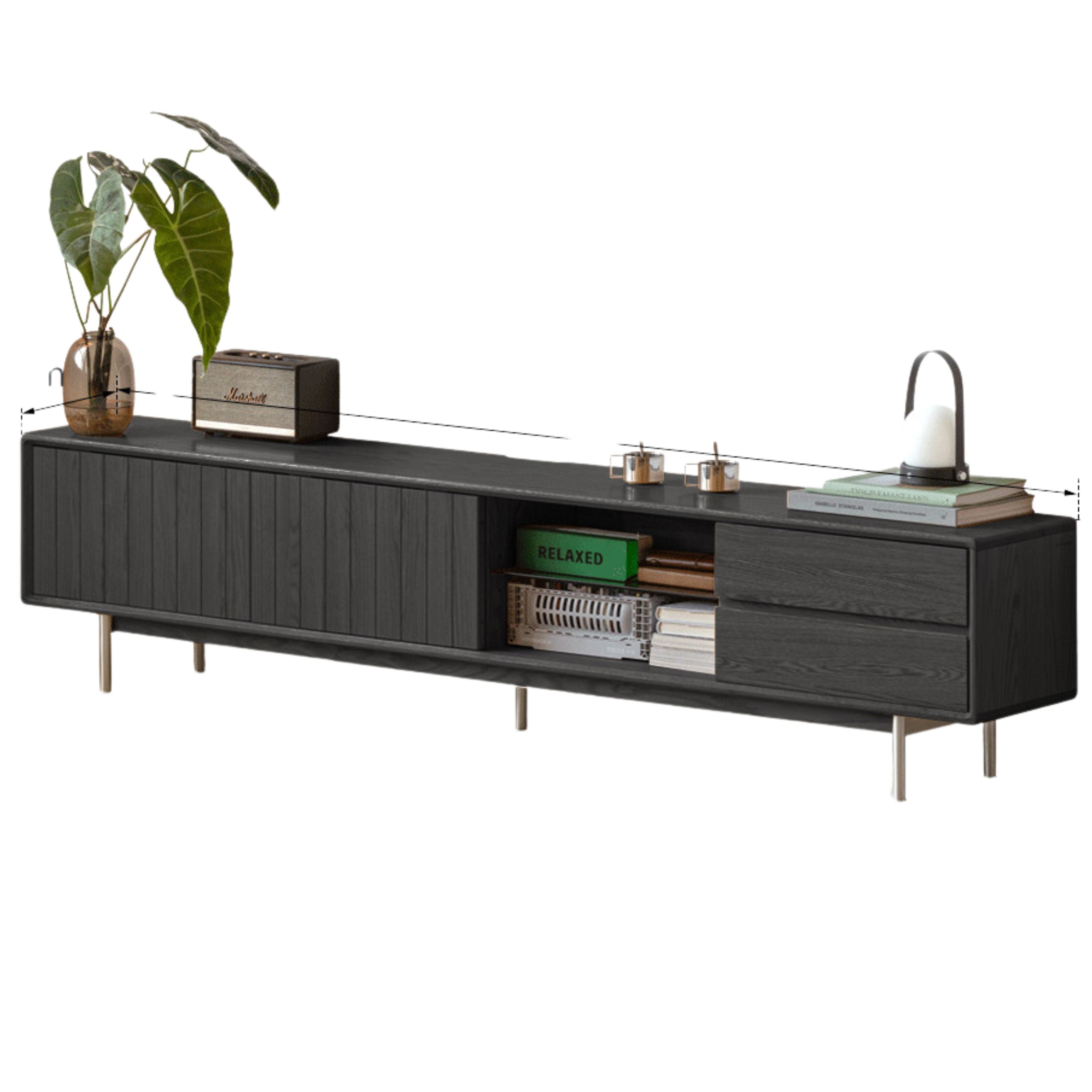 Oak Solid Wood Modern TV Сabinet.