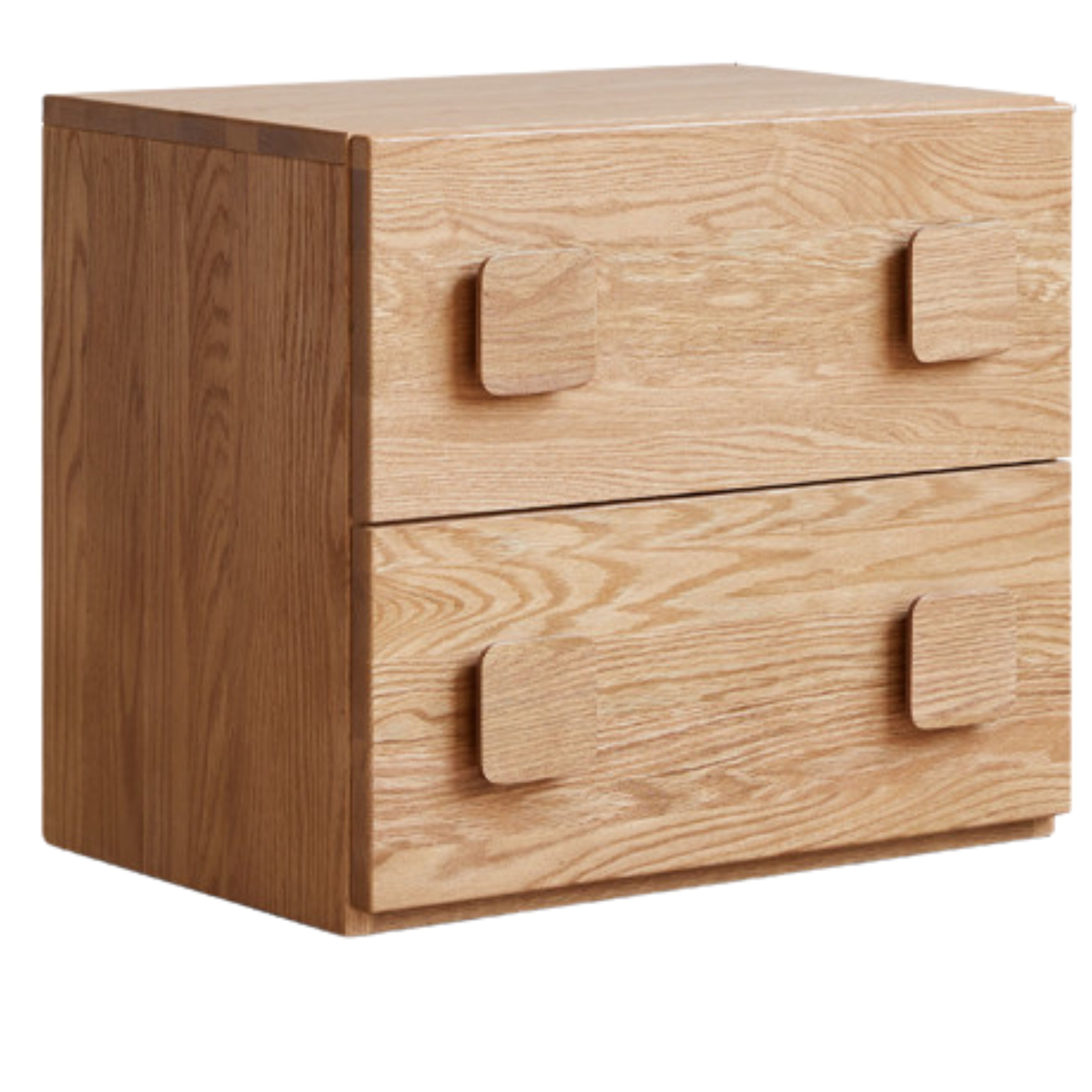 Poplar, Black Walnut, Oak Solid Wood Retro Module Combination TV Cabinet