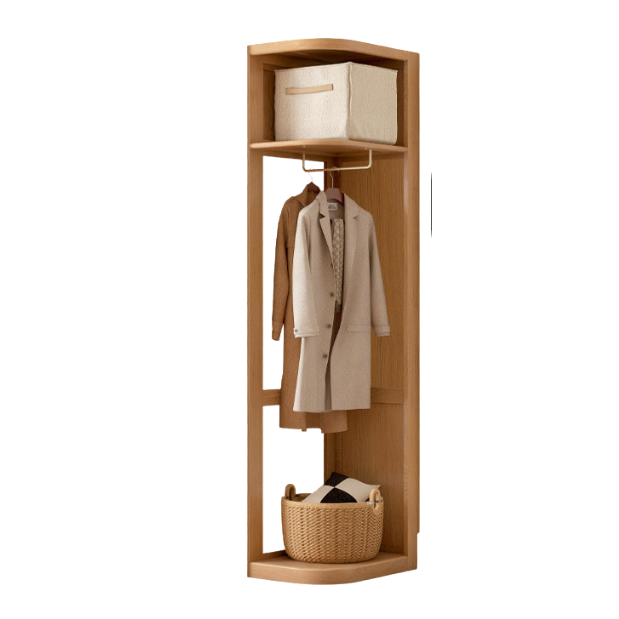 Oak, Pine Solid Wood Wardrobe