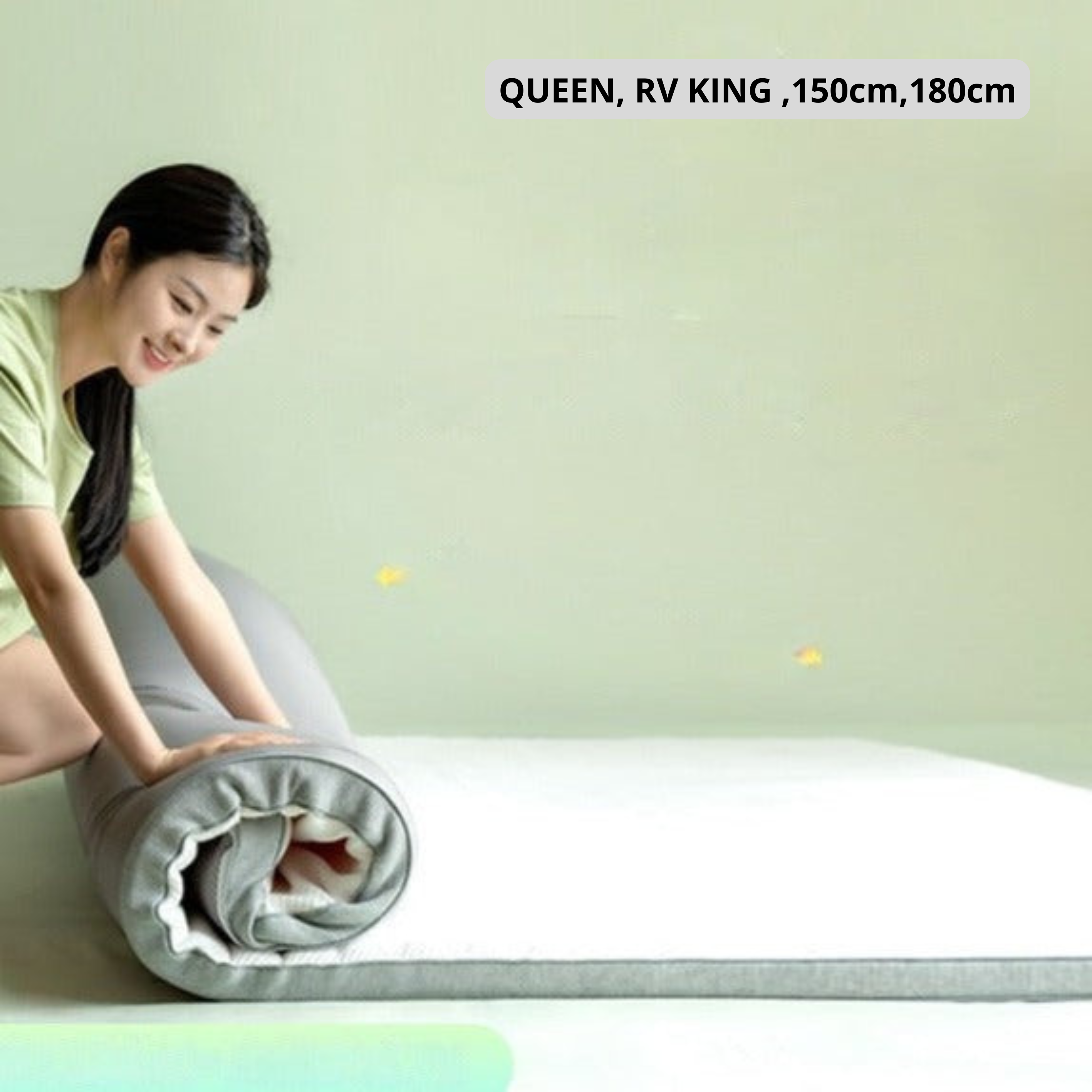 Power Sponge Lightweight Mattress, Antibacterial & Anti-Mite 5cm: