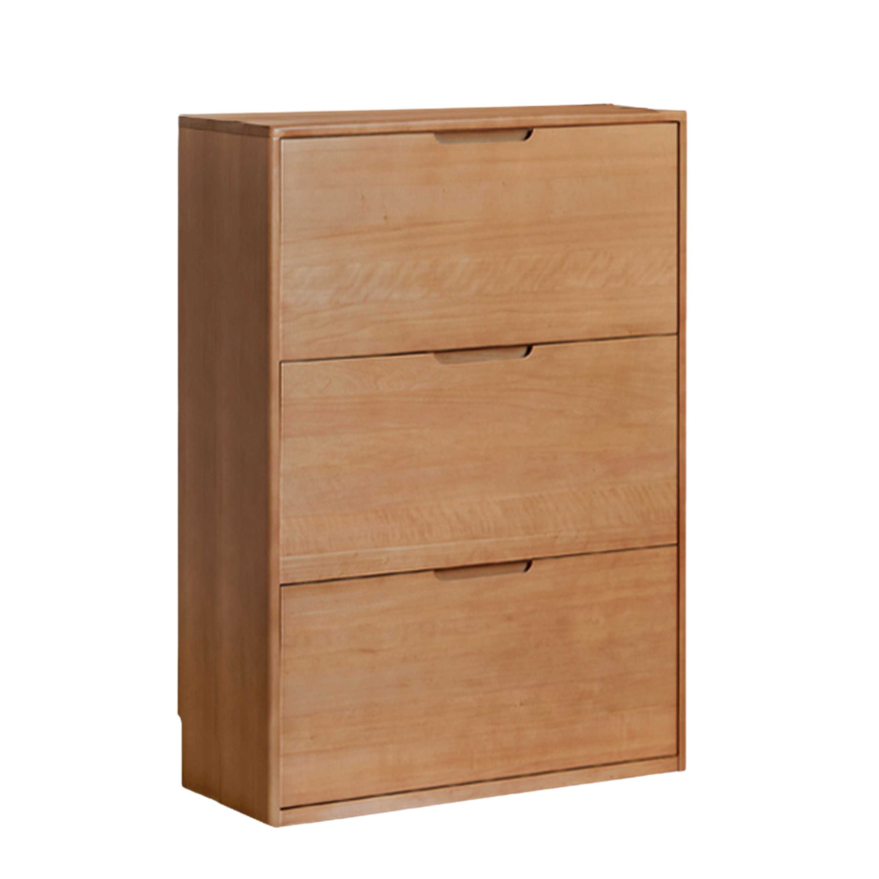 Oak, poplar Solid Wood Ultra-Thin Shoe Cabinet Home Door Entry Porch Cabinet