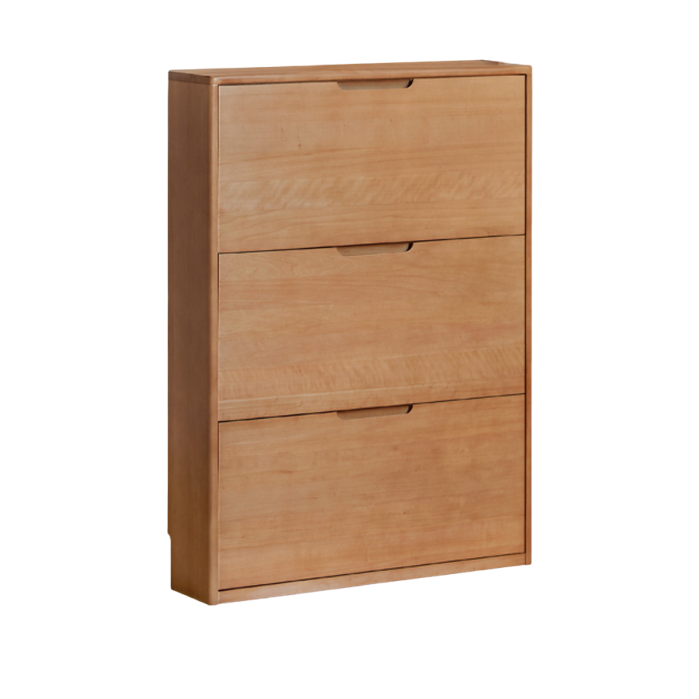 Oak, poplar Solid Wood Ultra-Thin Shoe Cabinet Home Door Entry Porch Cabinet