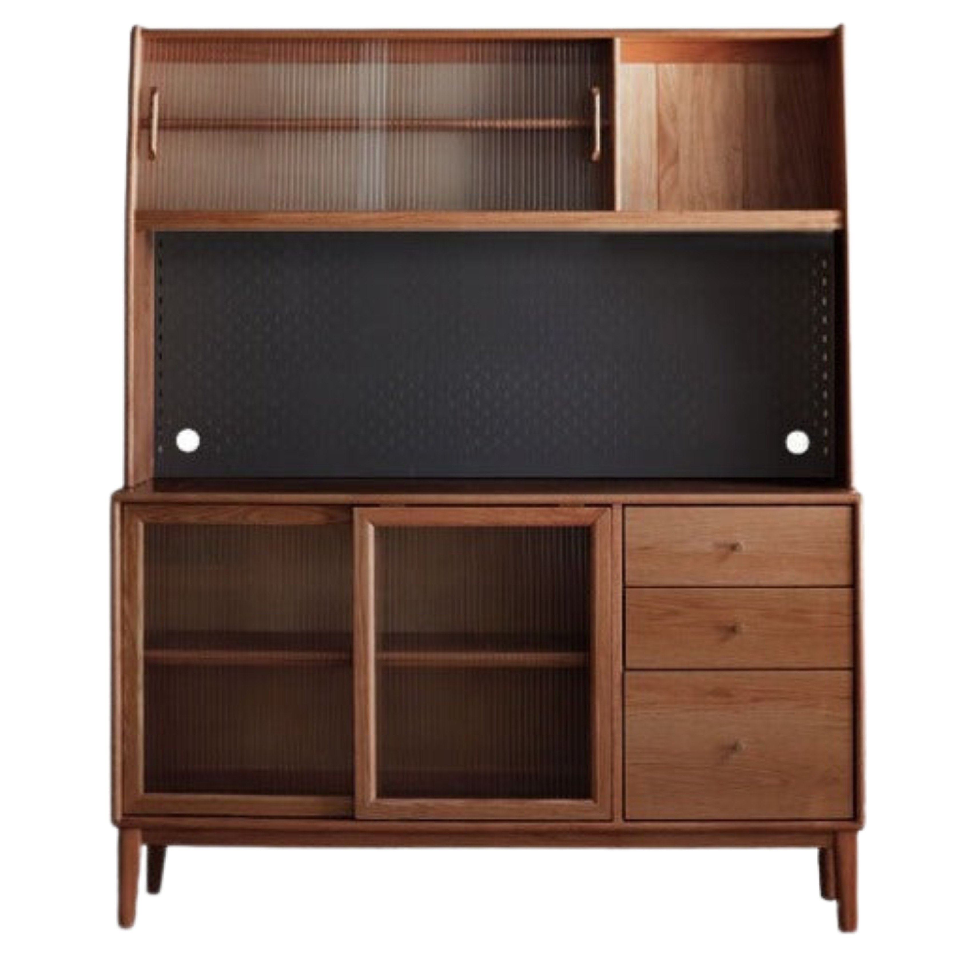 Oak Solid Wood Sideboard, Buffet Cabinet