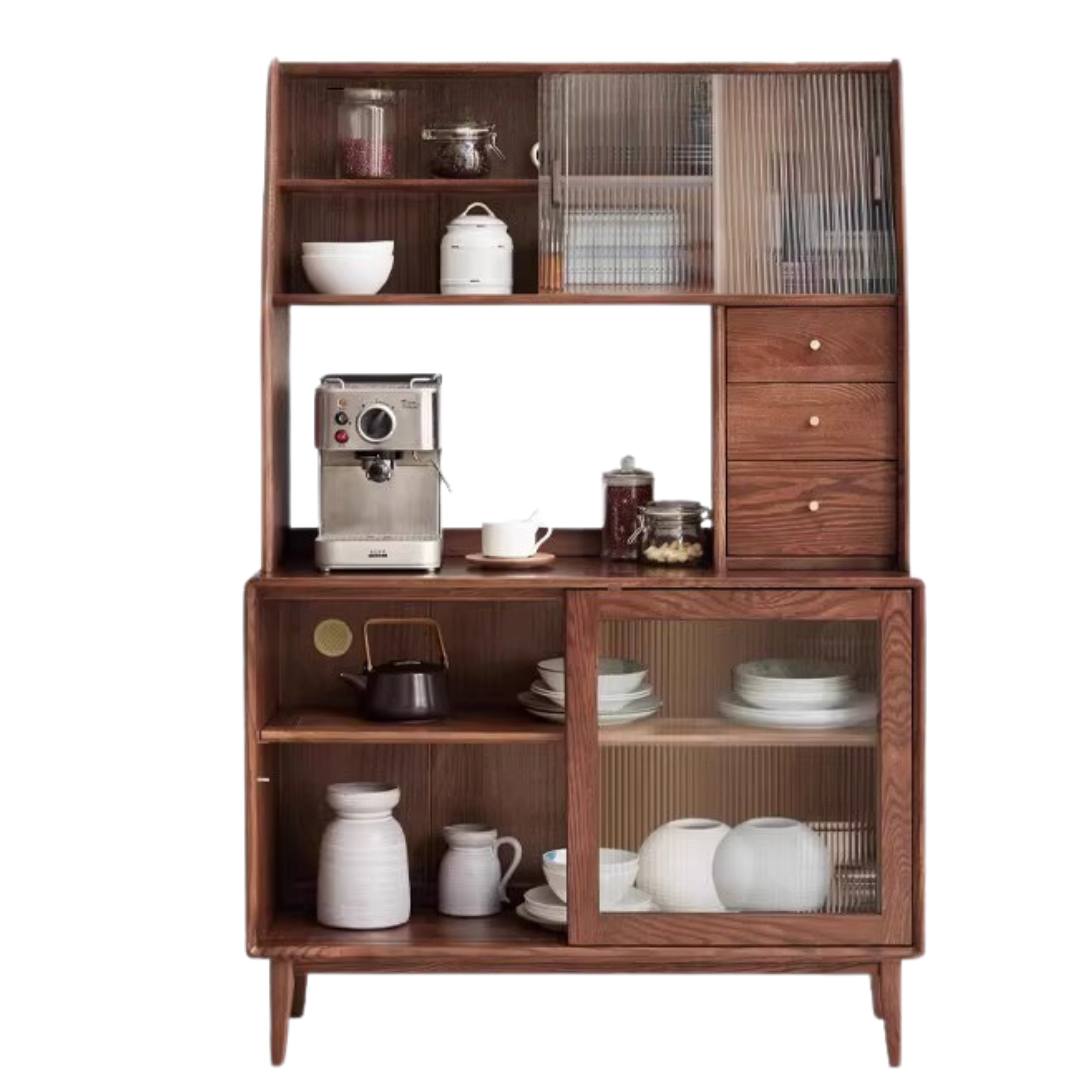 Oak Solid Wood Sideboards, Buffet Cabinets